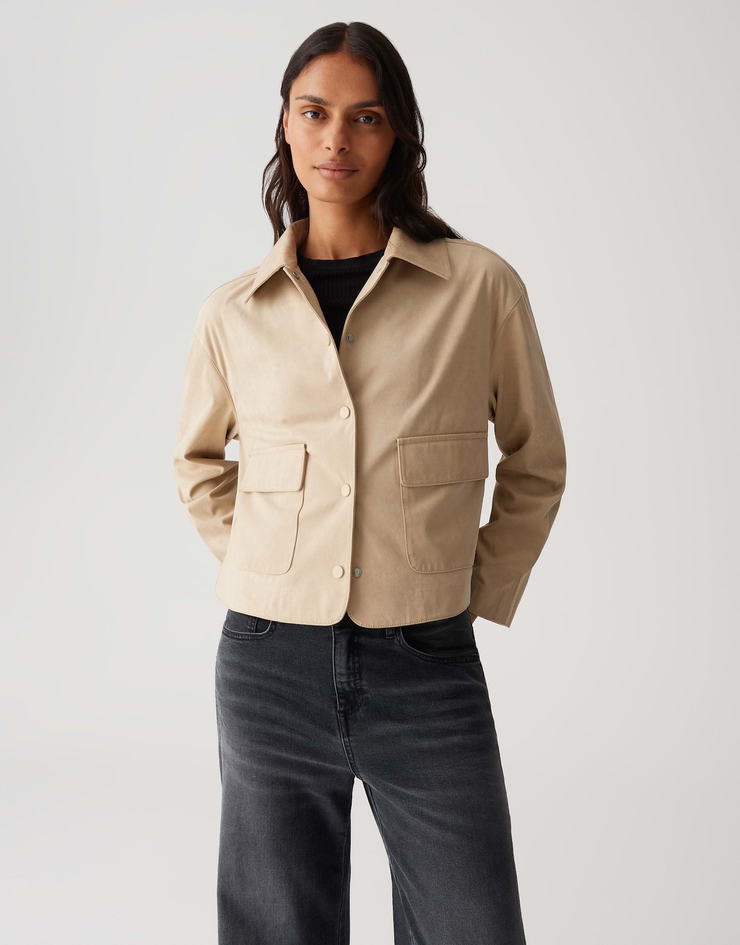 Opus Damen Blazer Macadamia