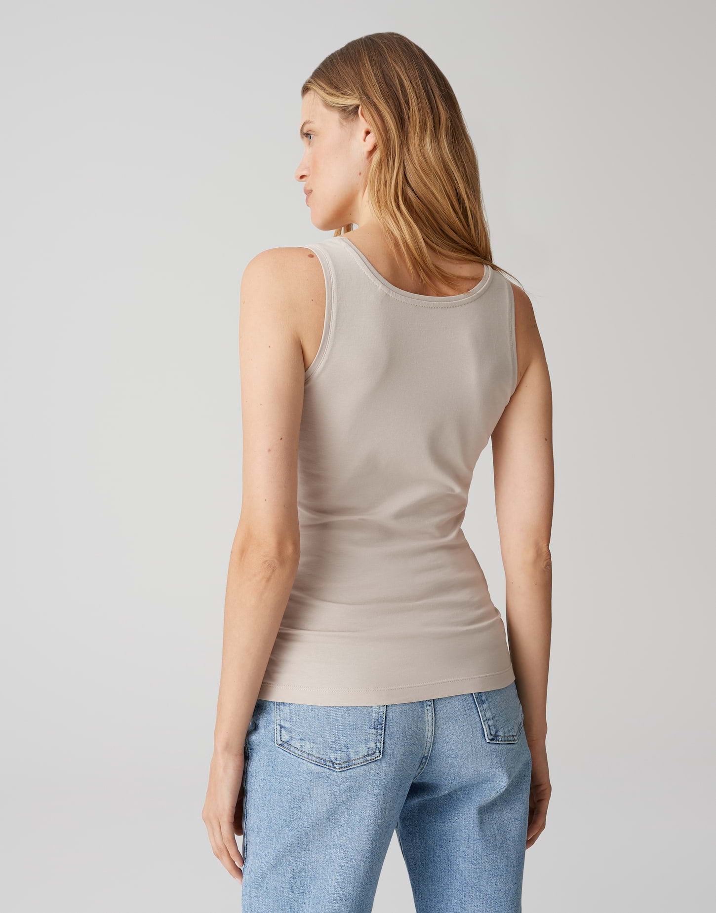 Opus Damen T-Shirts Beige