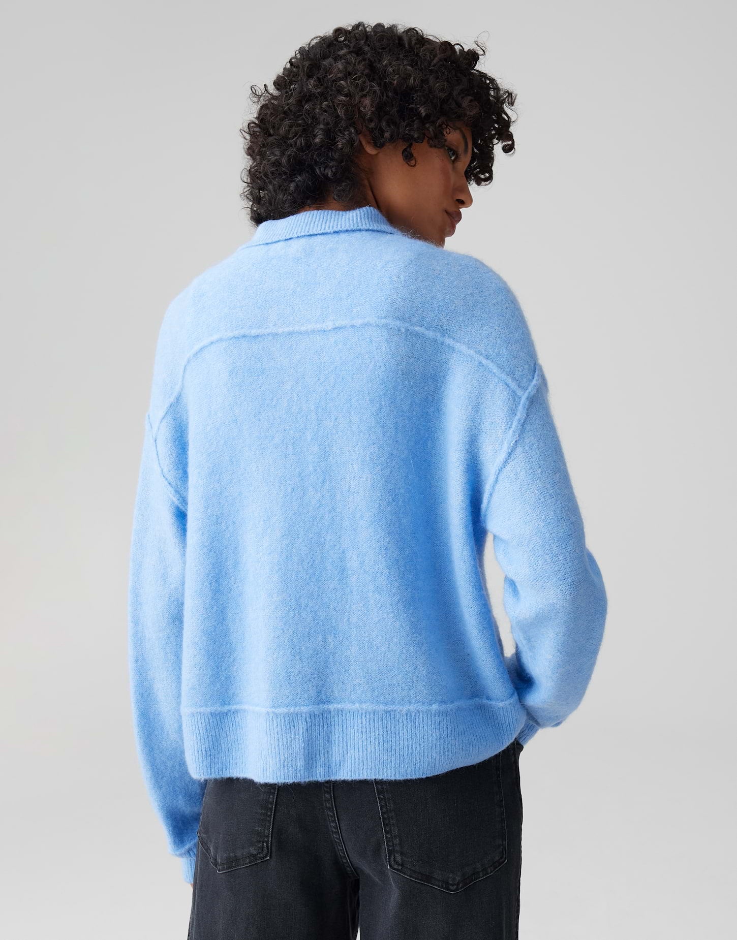 Opus Damen Pullover Water Blue