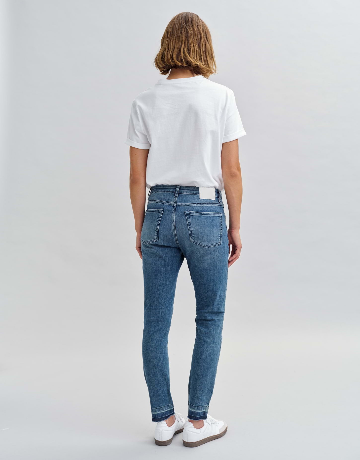 Opus Damen Jeans Sky Blue Black