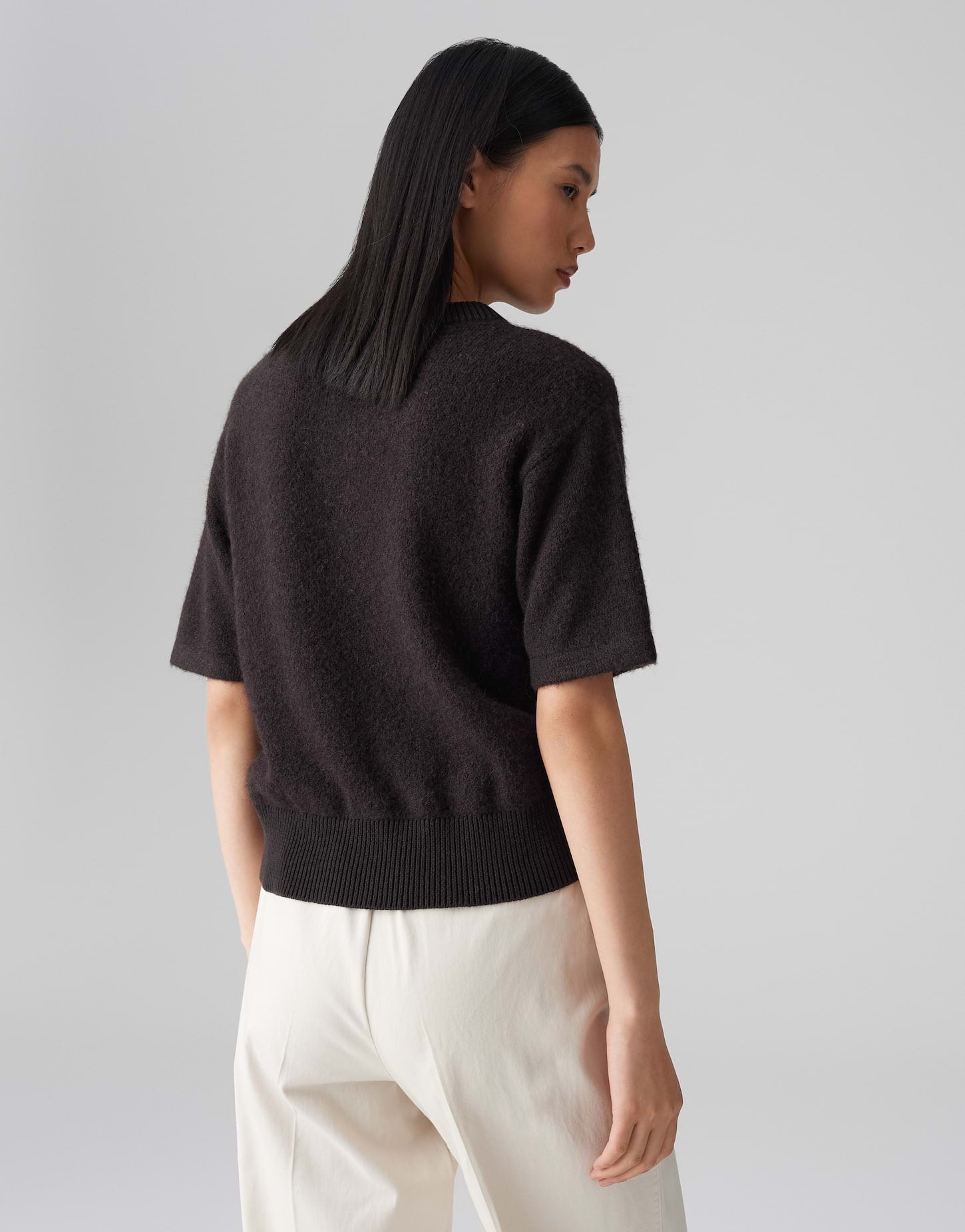 Opus Damen Pullover Midnight Brown