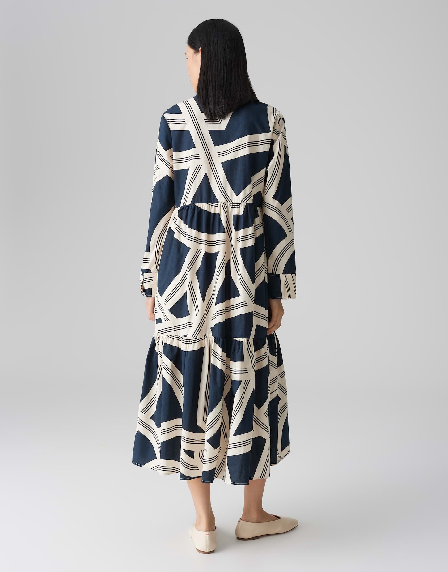 Opus Damen Kleider Coal Blue