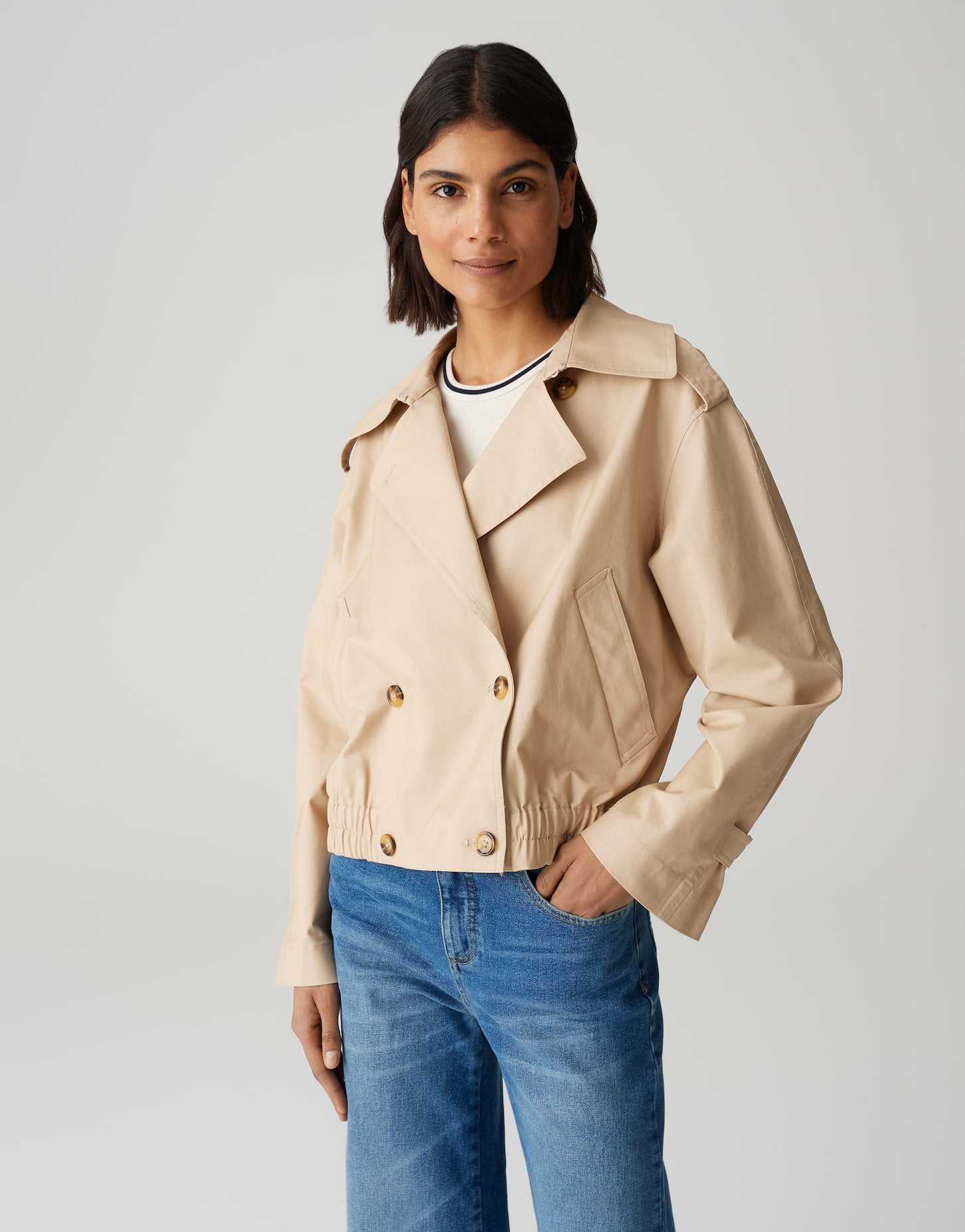 Opus Damen Jacken Soft Oat