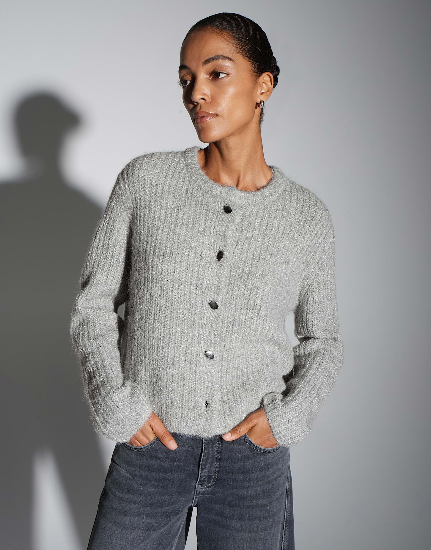 Someday Damen Pullover Hazy Fog Melang