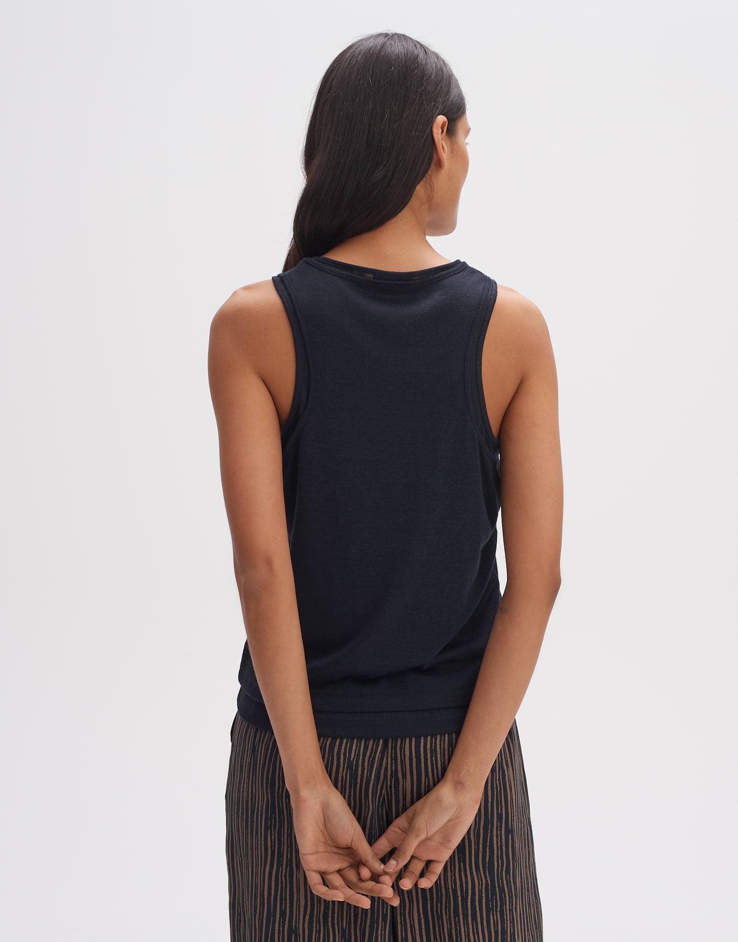 Opus Damen T-Shirts Coal Blue