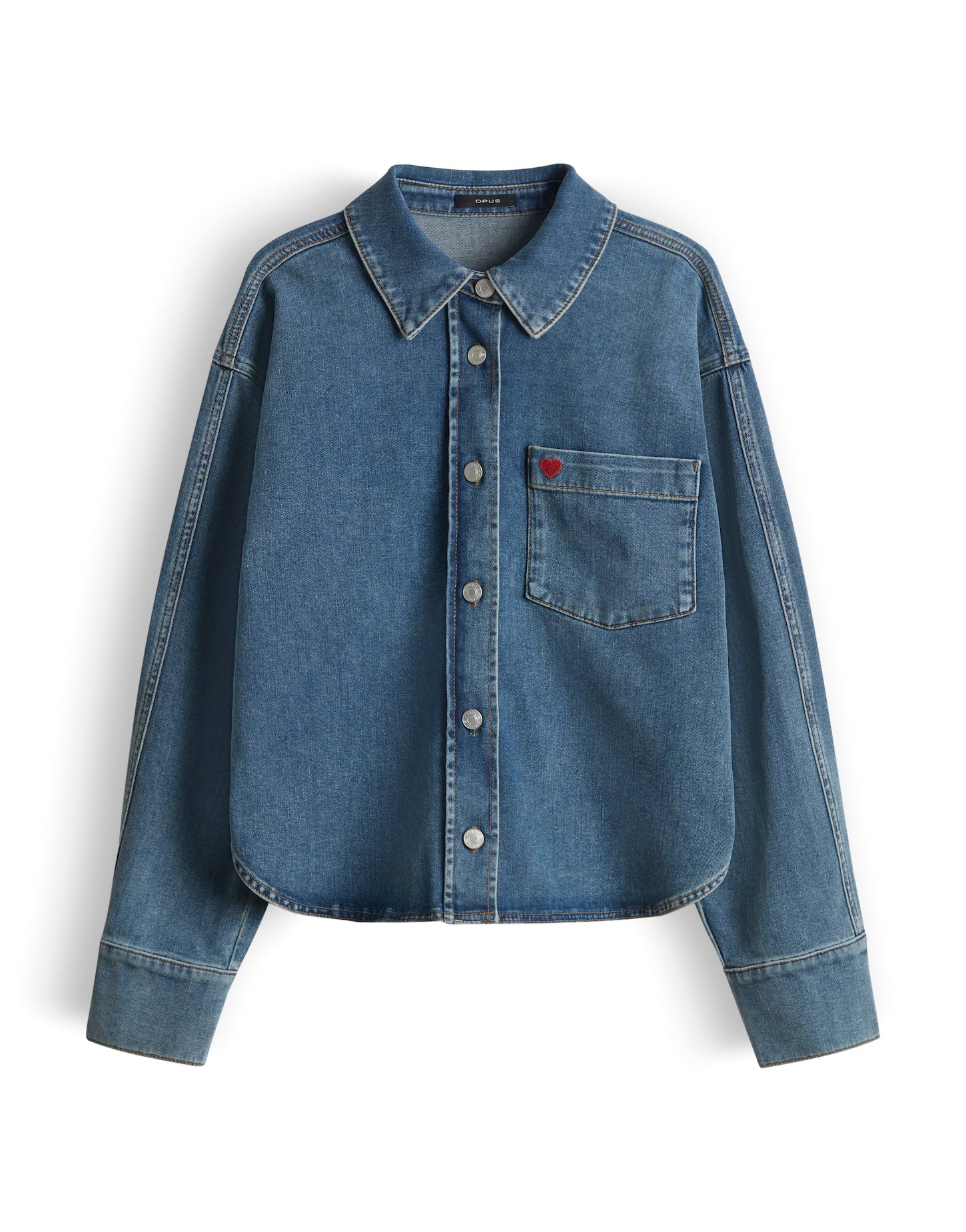 Opus Damen Blusen Mid Joyful Blue