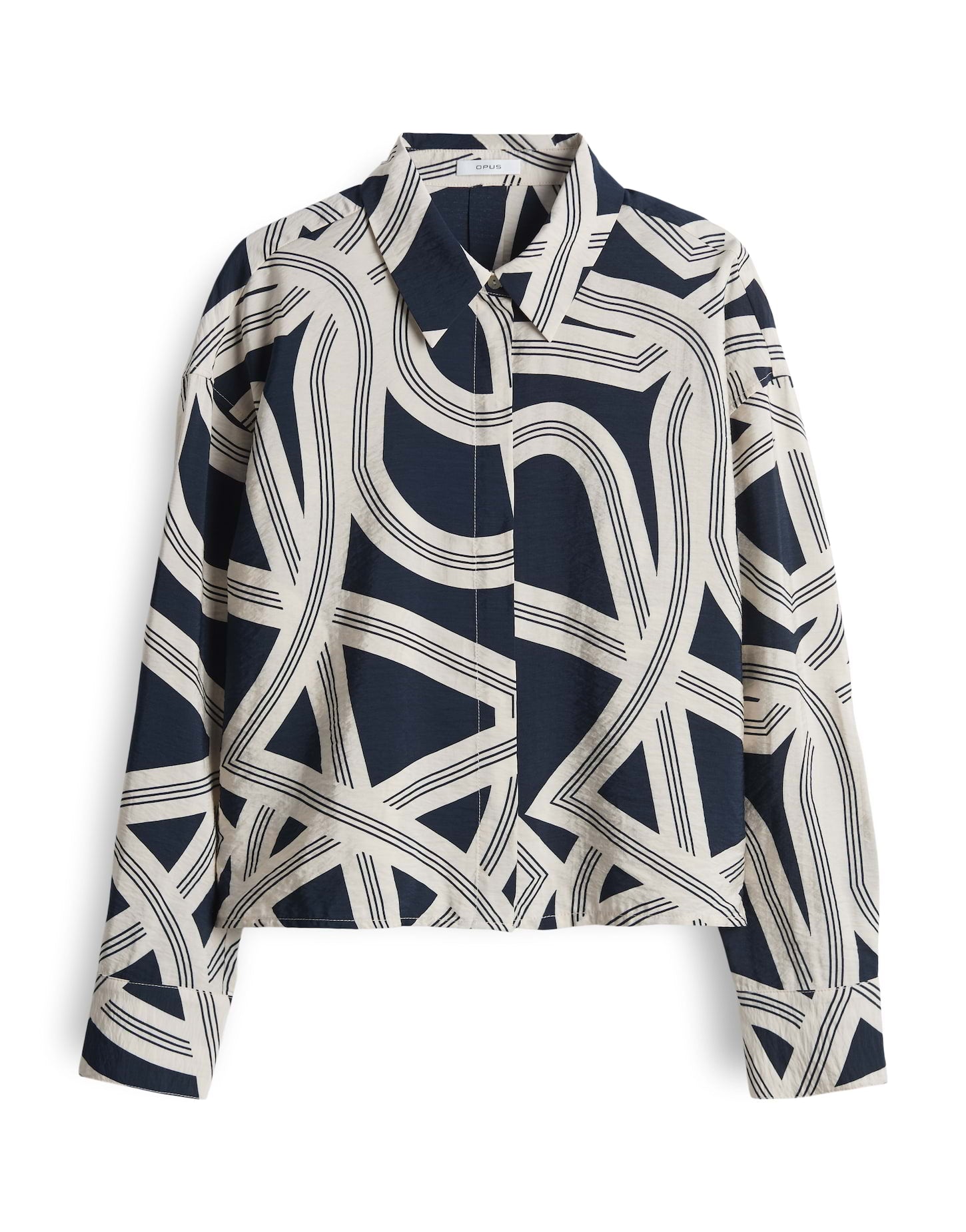 Opus Damen Blusen Coal Blue