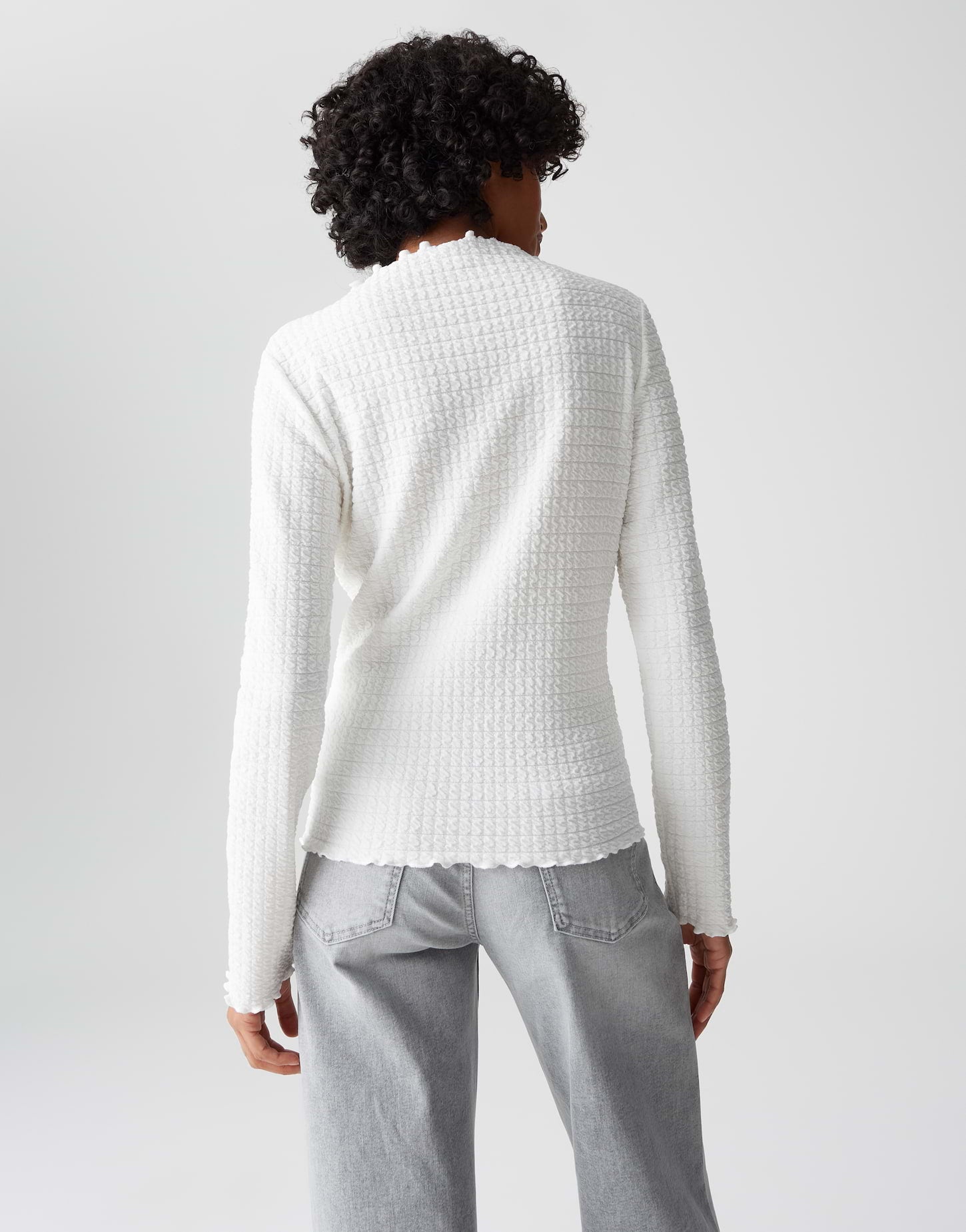 Opus Damen T-Shirts Milk