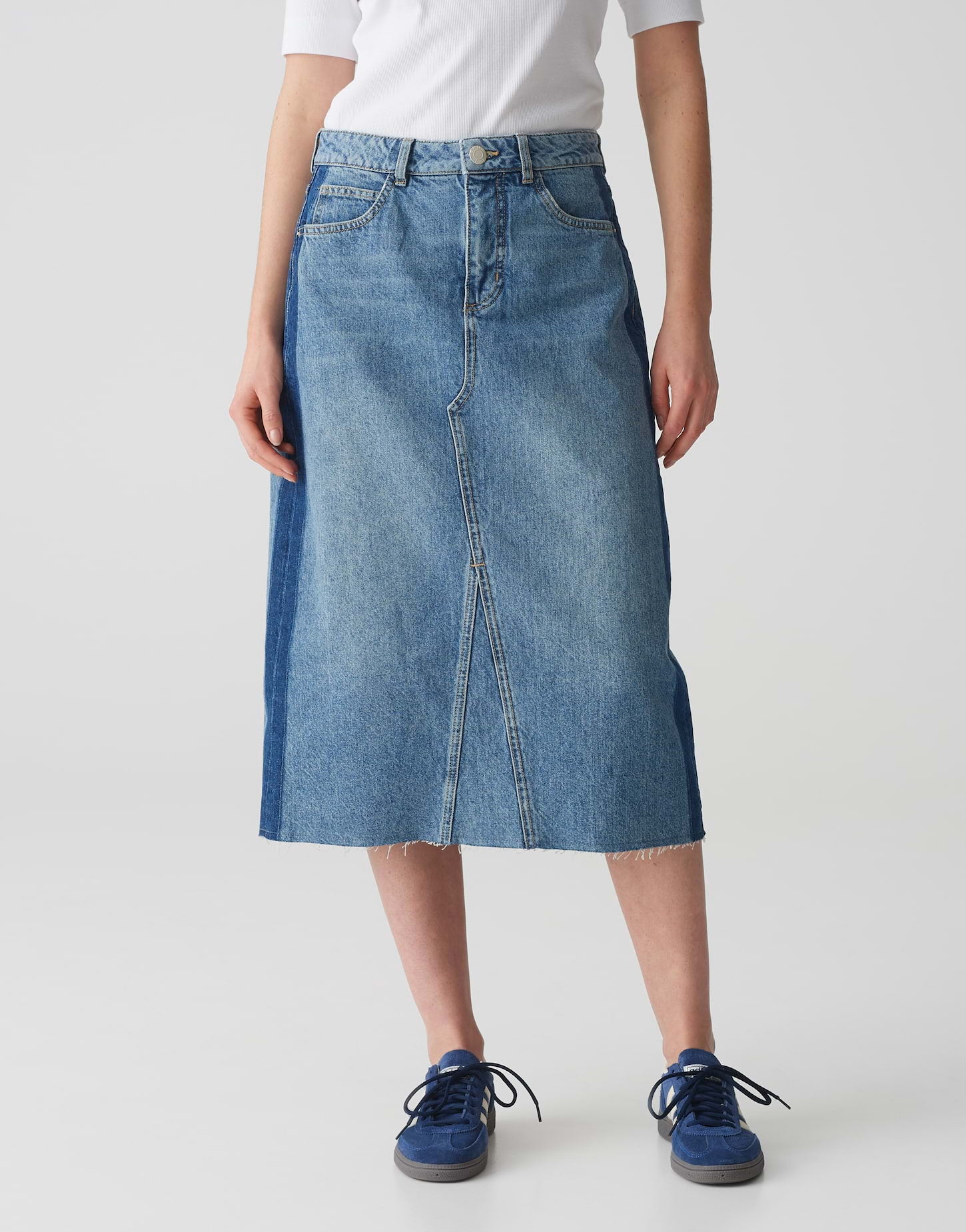 Opus Damen Rock Mid Strong Blue