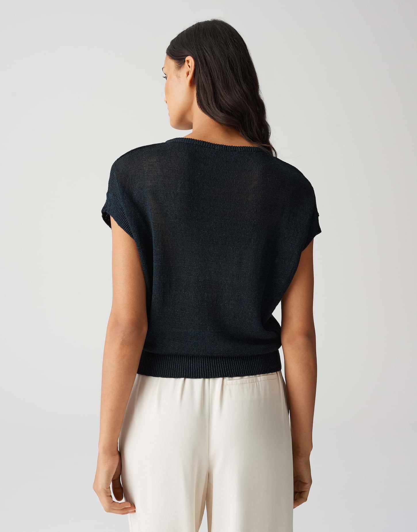 Opus Damen Pullover Coal Blue