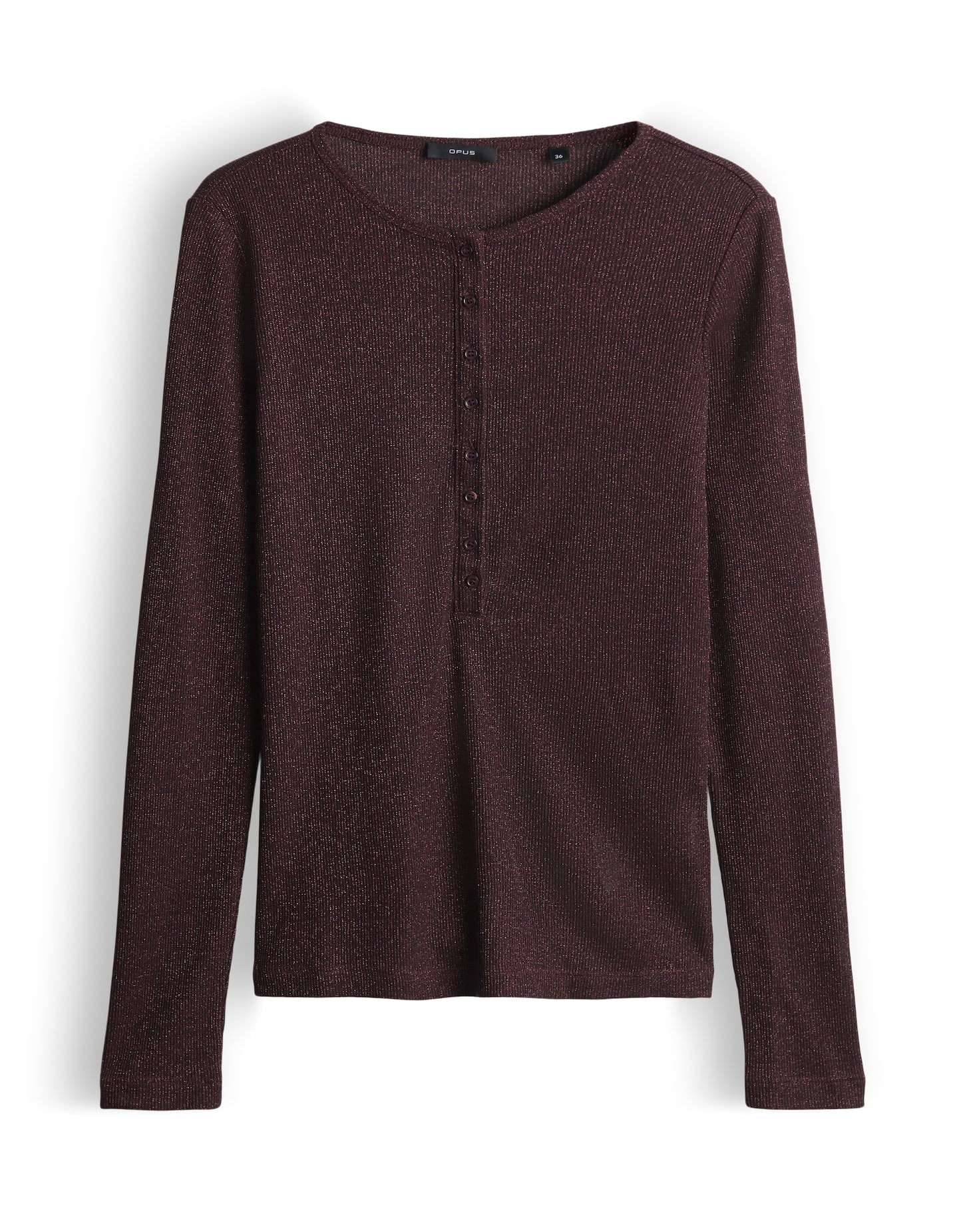 Opus Damen T-Shirts Dark Grape