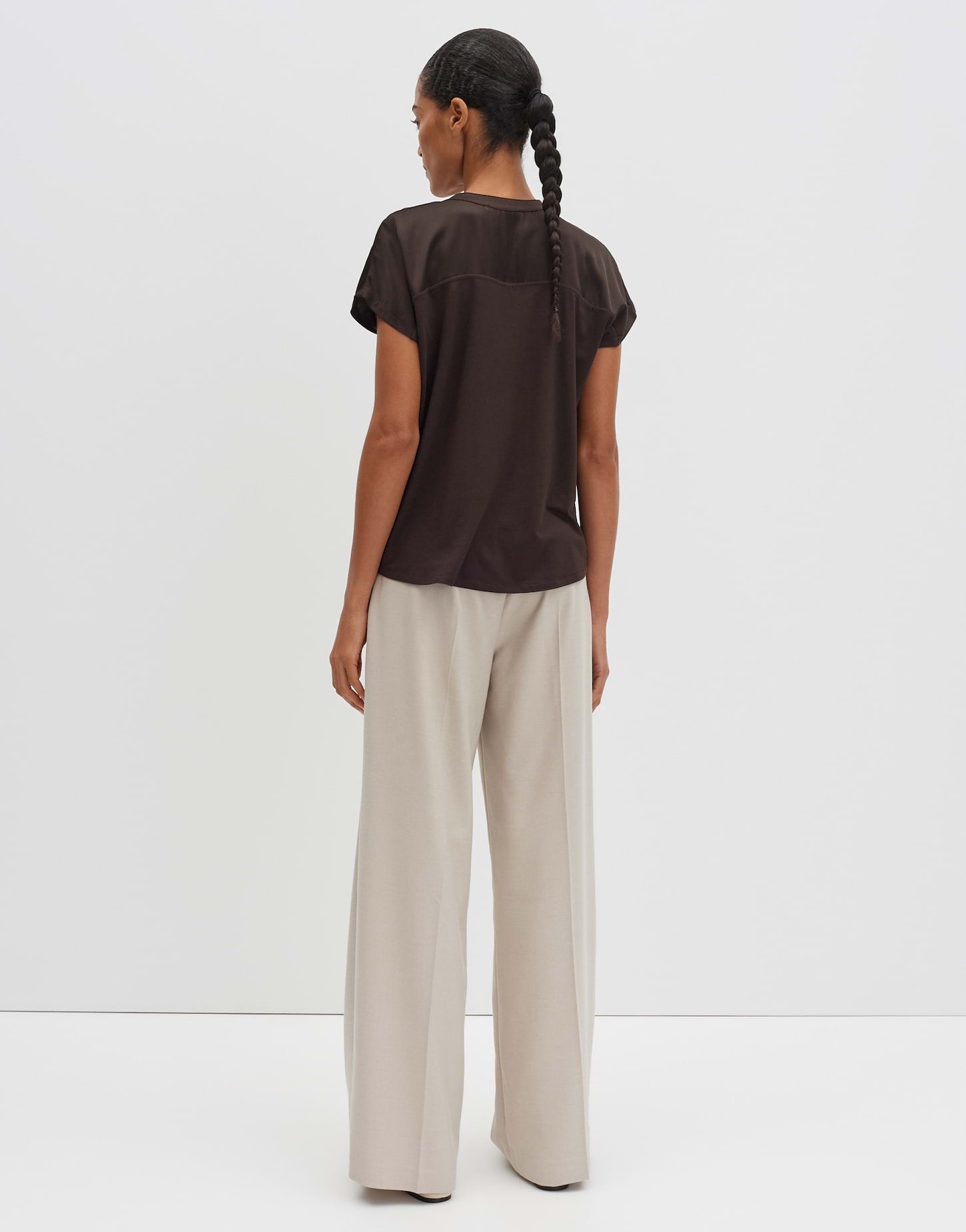 Someday Damen T-Shirts Dark Espresso