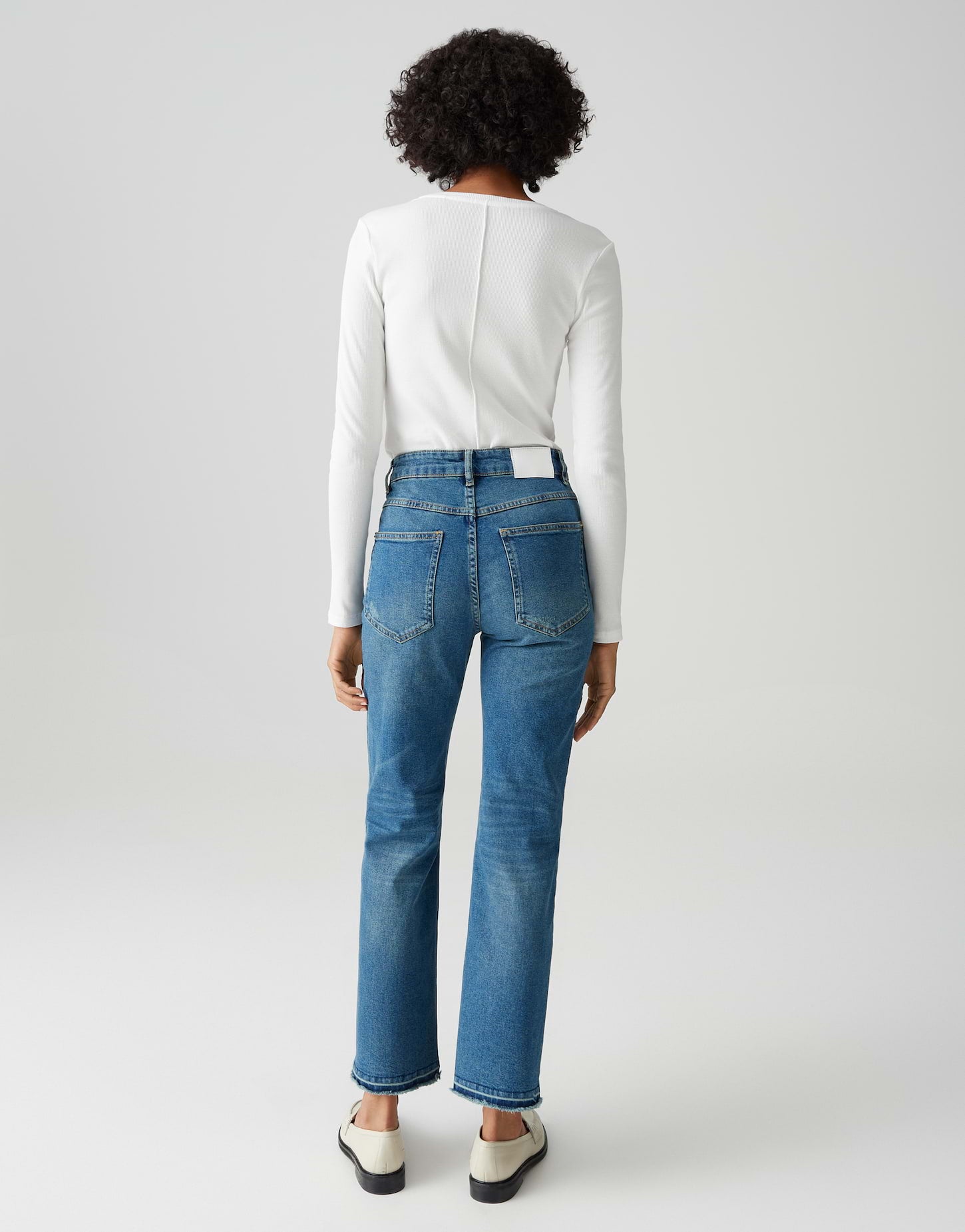 Opus Damen Jeans Daily Blue