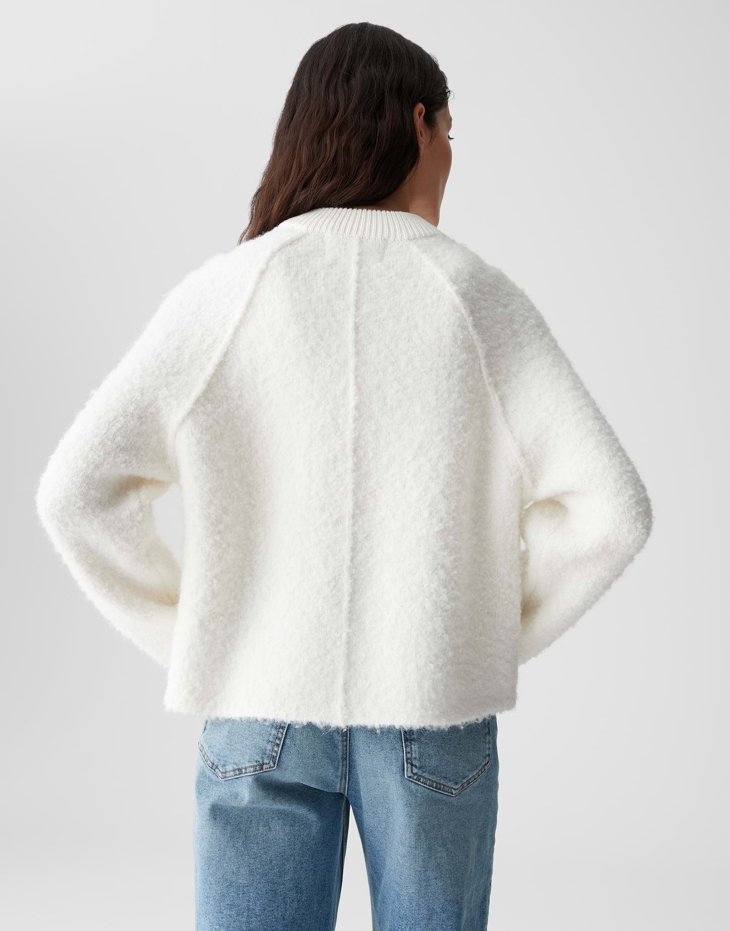 Opus Damen Pullover Soft Cream