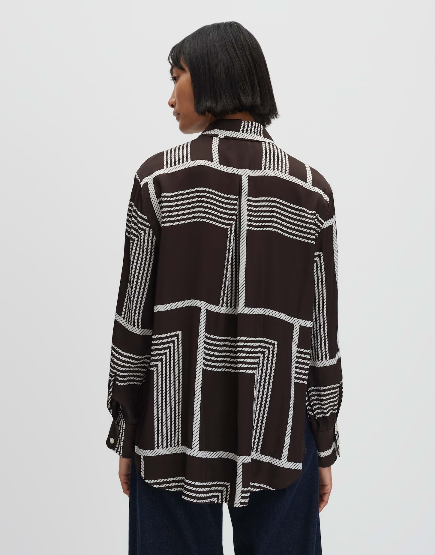 Someday Damen Blusen Dark Espresso