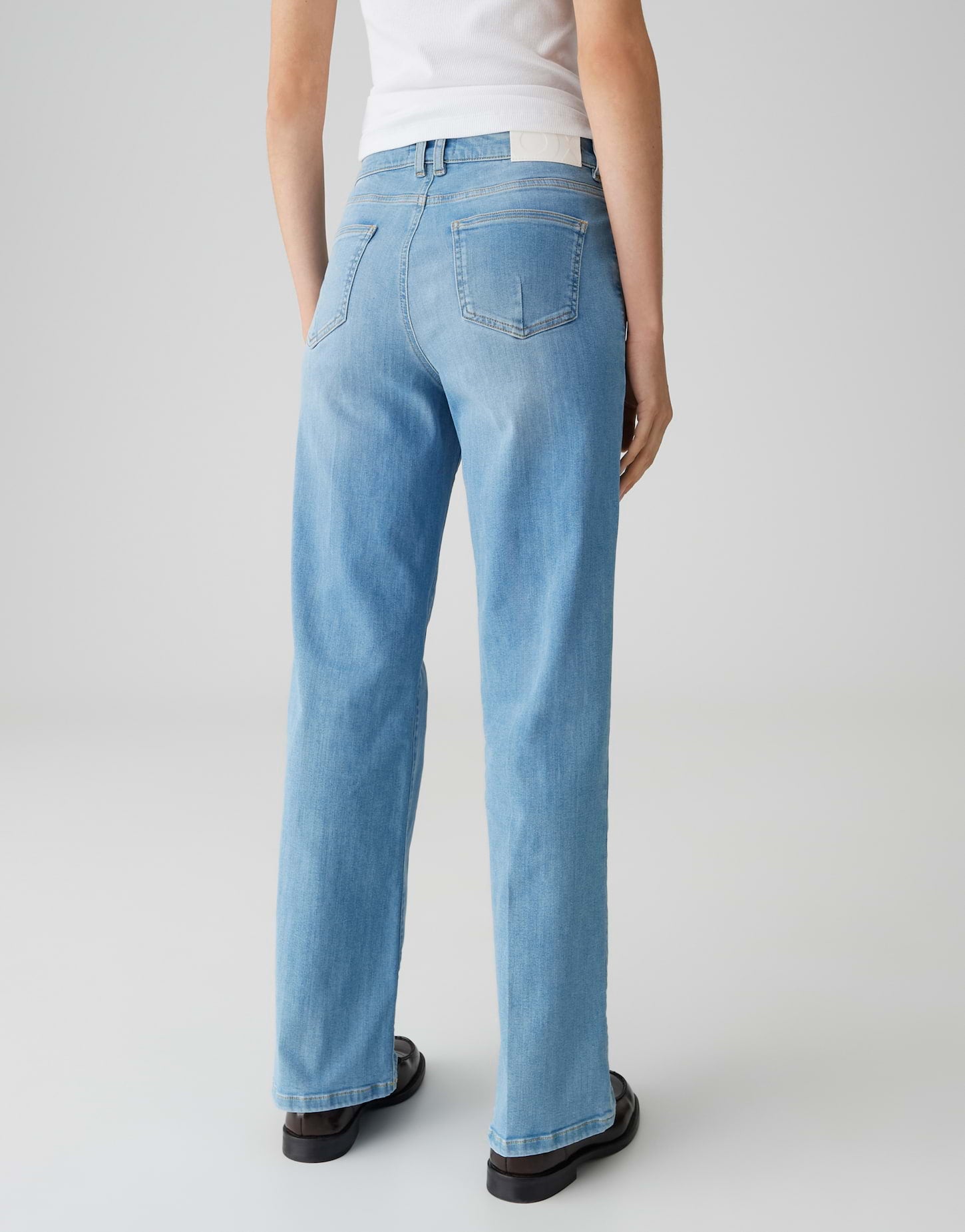 Opus Pants Damen Jeans Light Sky