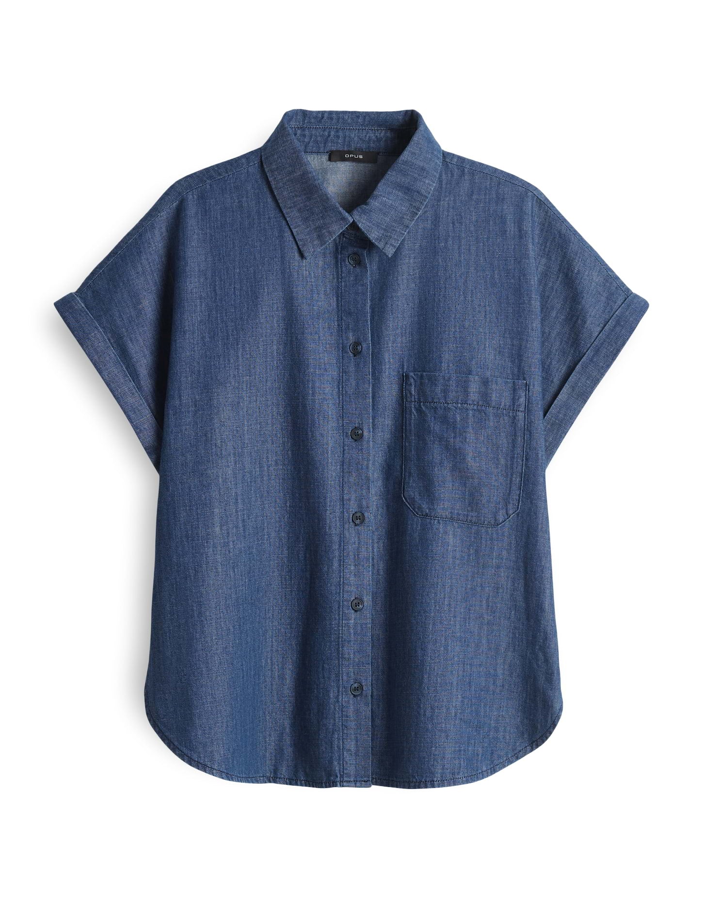 Opus Damen Blusen Mid Oxford Blue