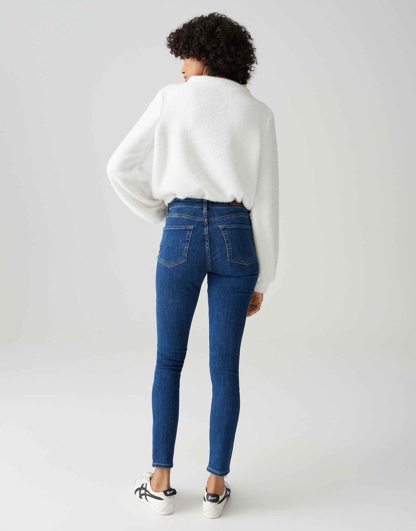 Opus Damen Jeans Strong Blue