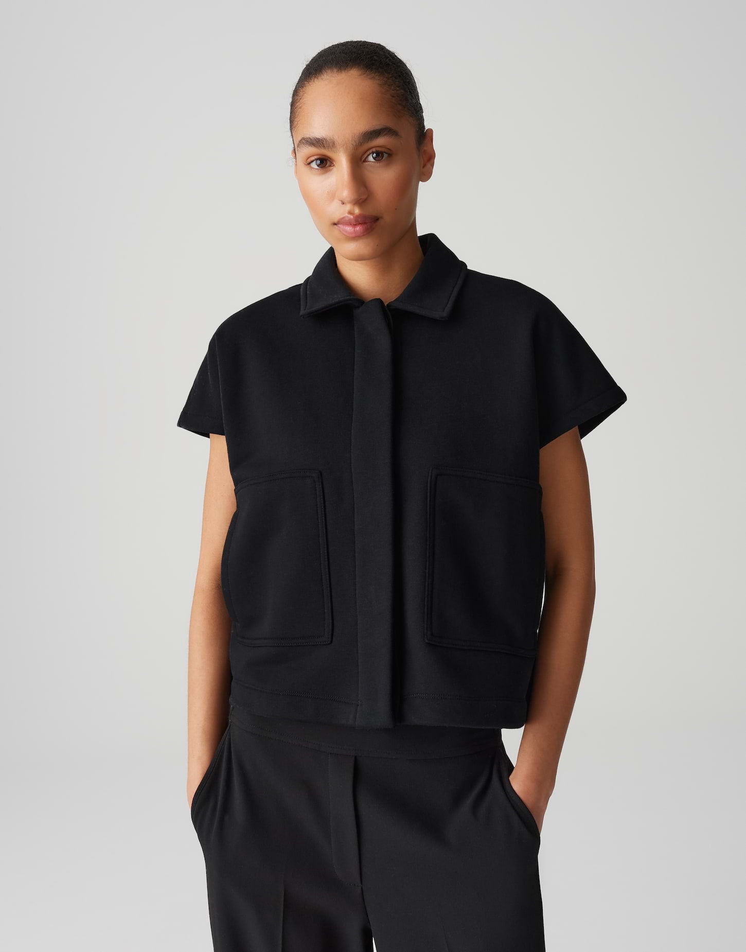 Opus Damen Sweatshirts Black