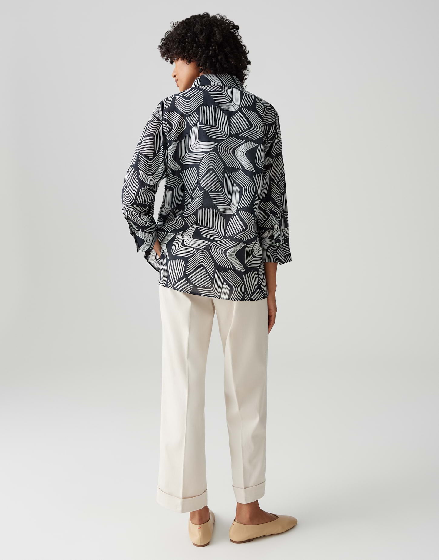 Opus Damen Blusen Coal Blue