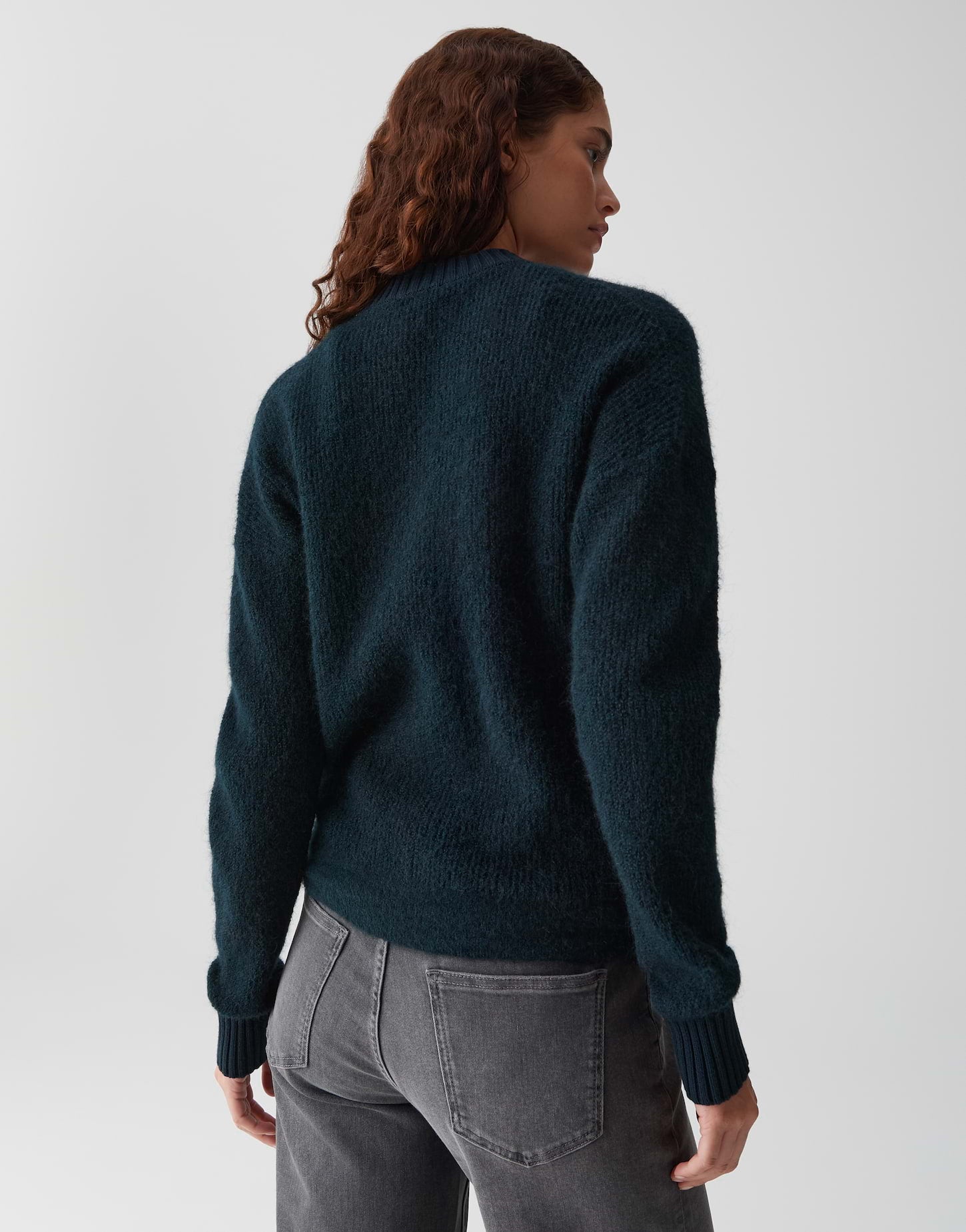 Opus Damen Pullover Coal Blue