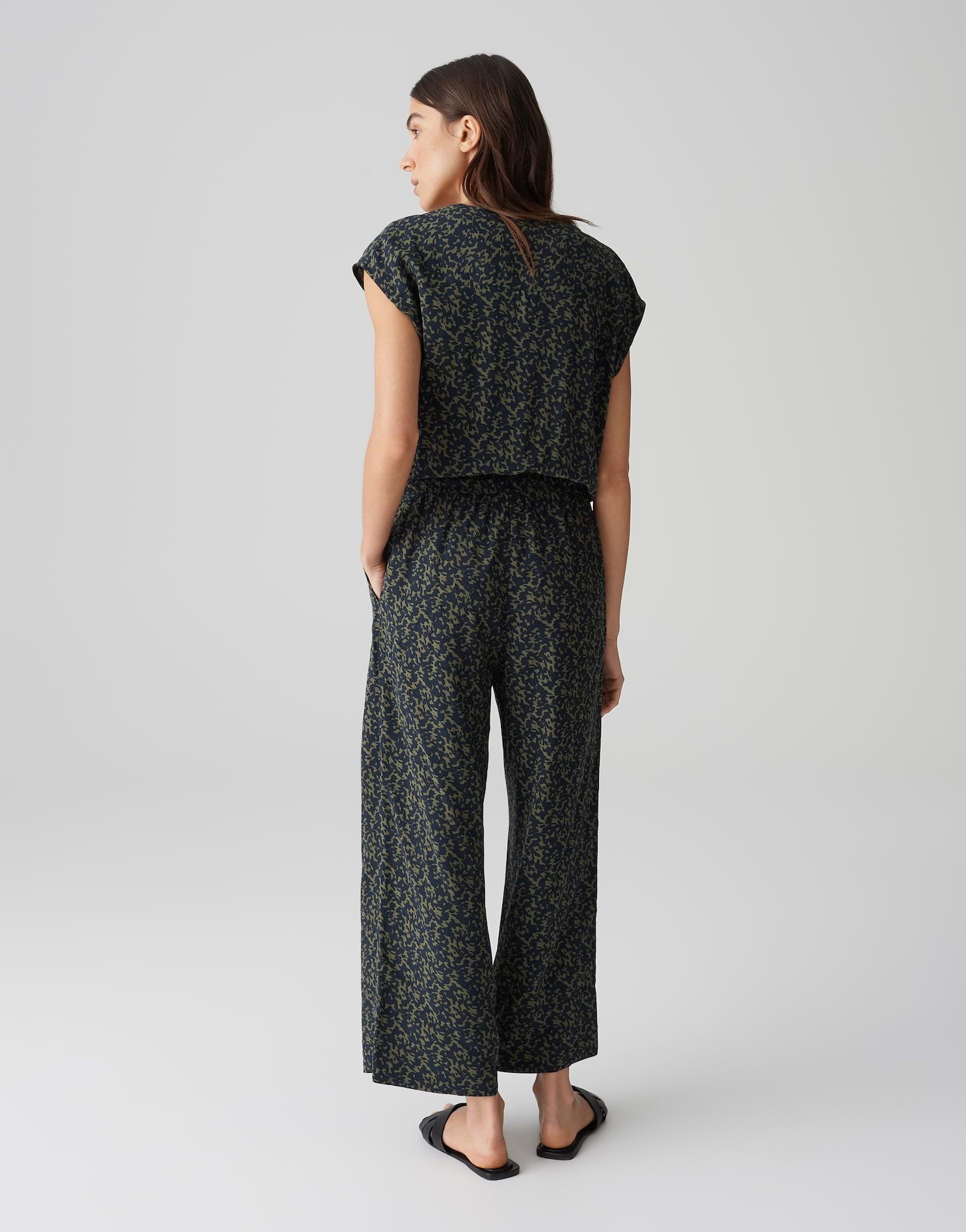 Opus Damen Jumpsuits Coal Blue