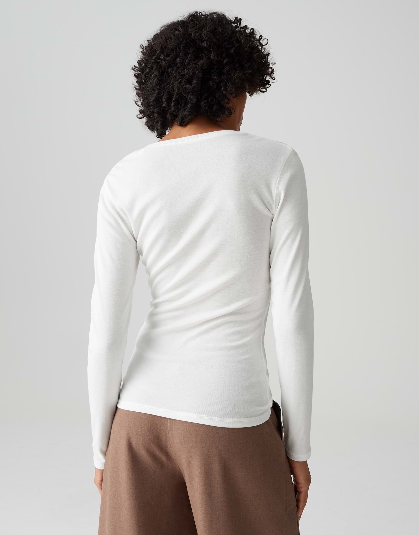 Opus Damen T-Shirts Milk