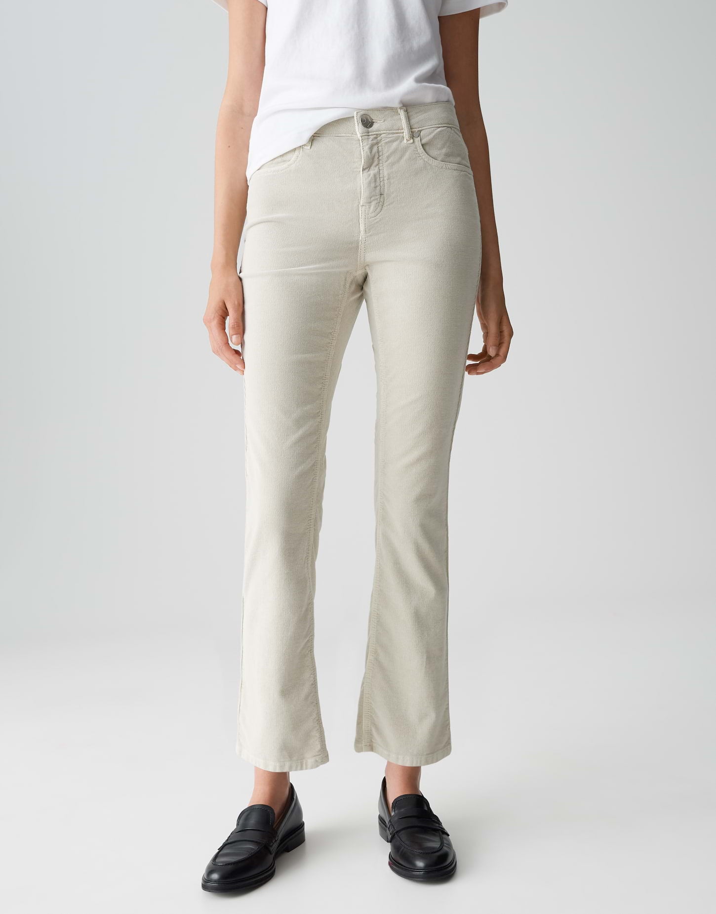 Opus Pants Damen Hosen  Macadamia