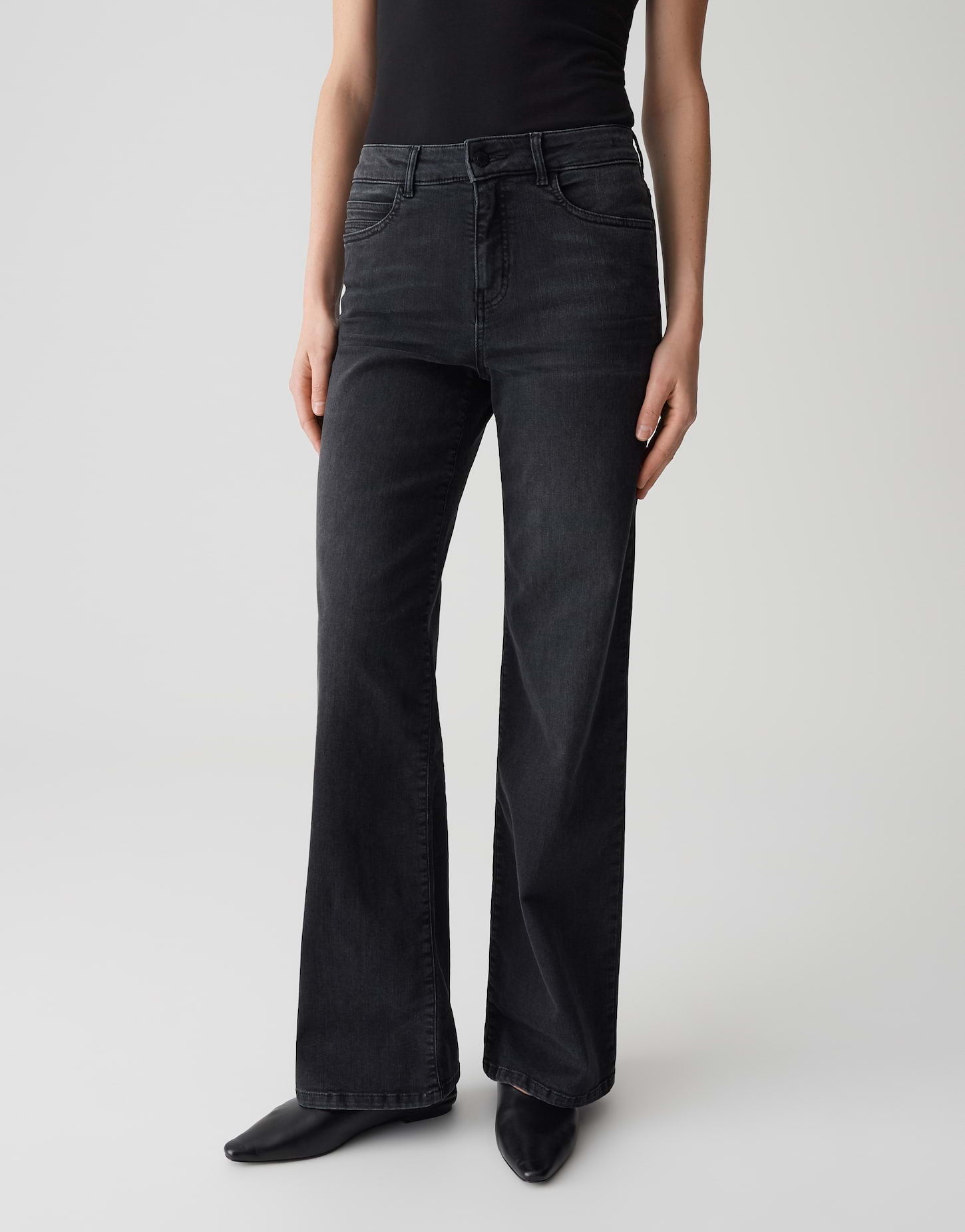 Opus Pants Damen Jeans  Washed Bl