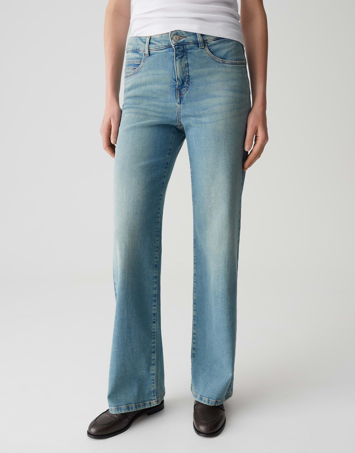 Opus Pants Damen Jeans  Light Ice