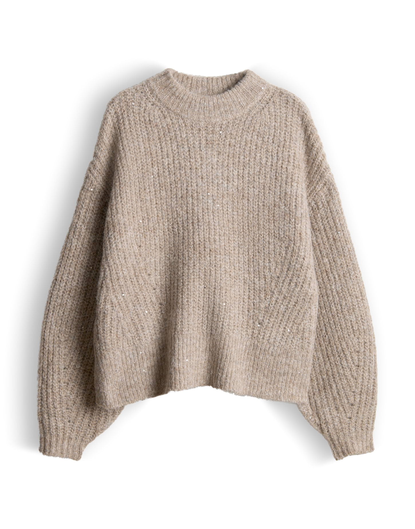 Opus Damen Pullover Warm Taupe