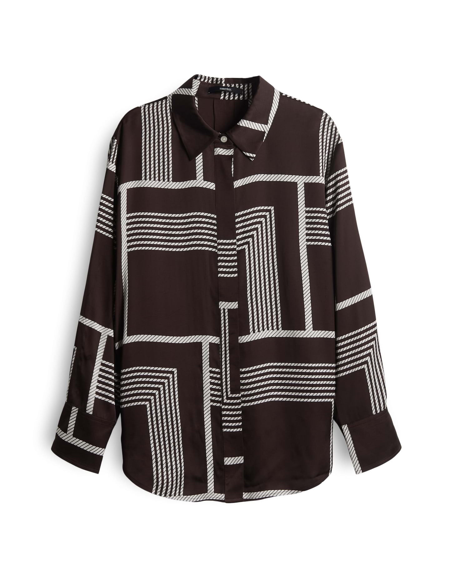 Someday Damen Blusen Dark Espresso