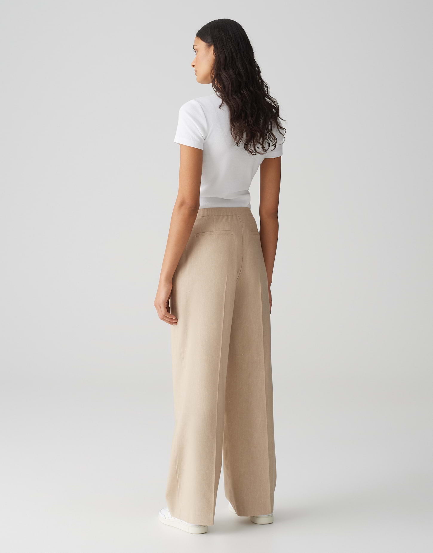 Opus Damen Hosen Soft Oat