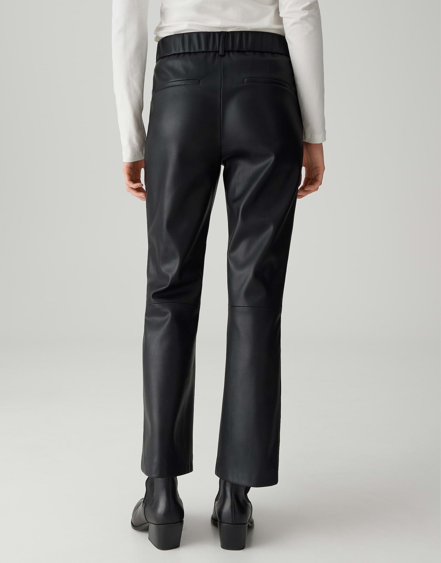 Opus Pants Damen Hosen  Black