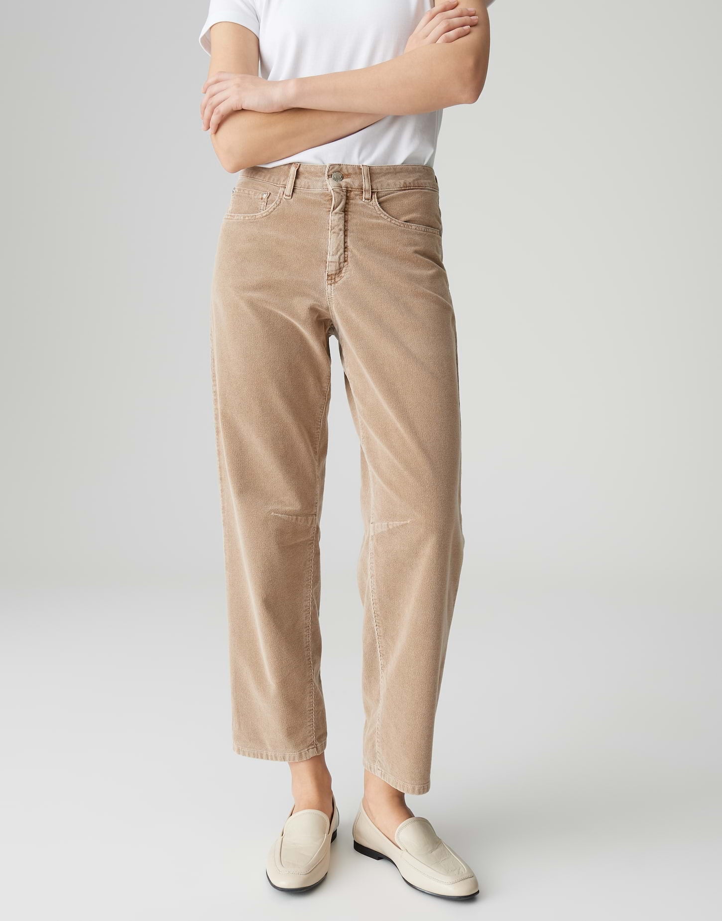 Opus Pants Damen Hosen  Golden Oa