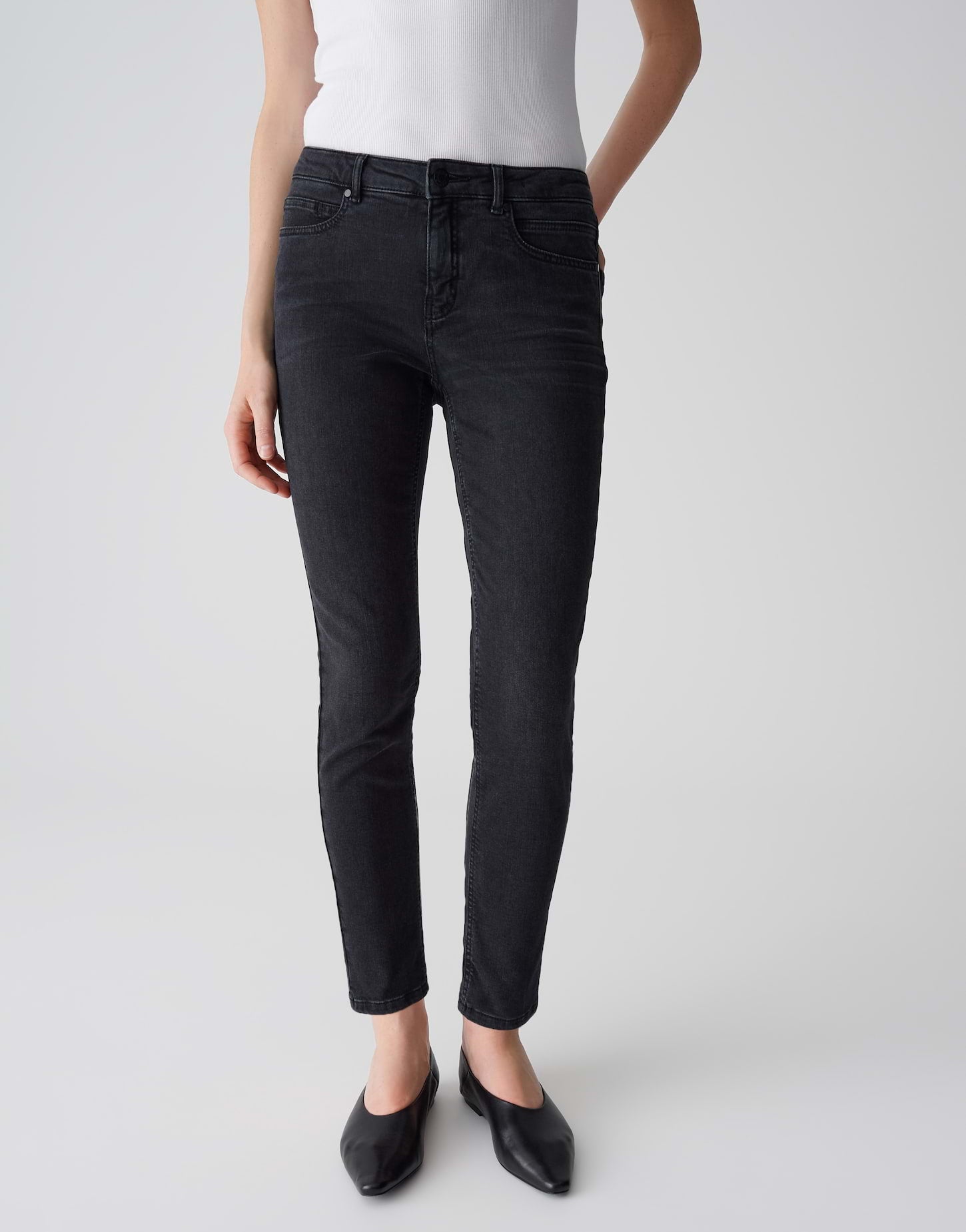 Opus Pants Damen Jeans  Washed Bl