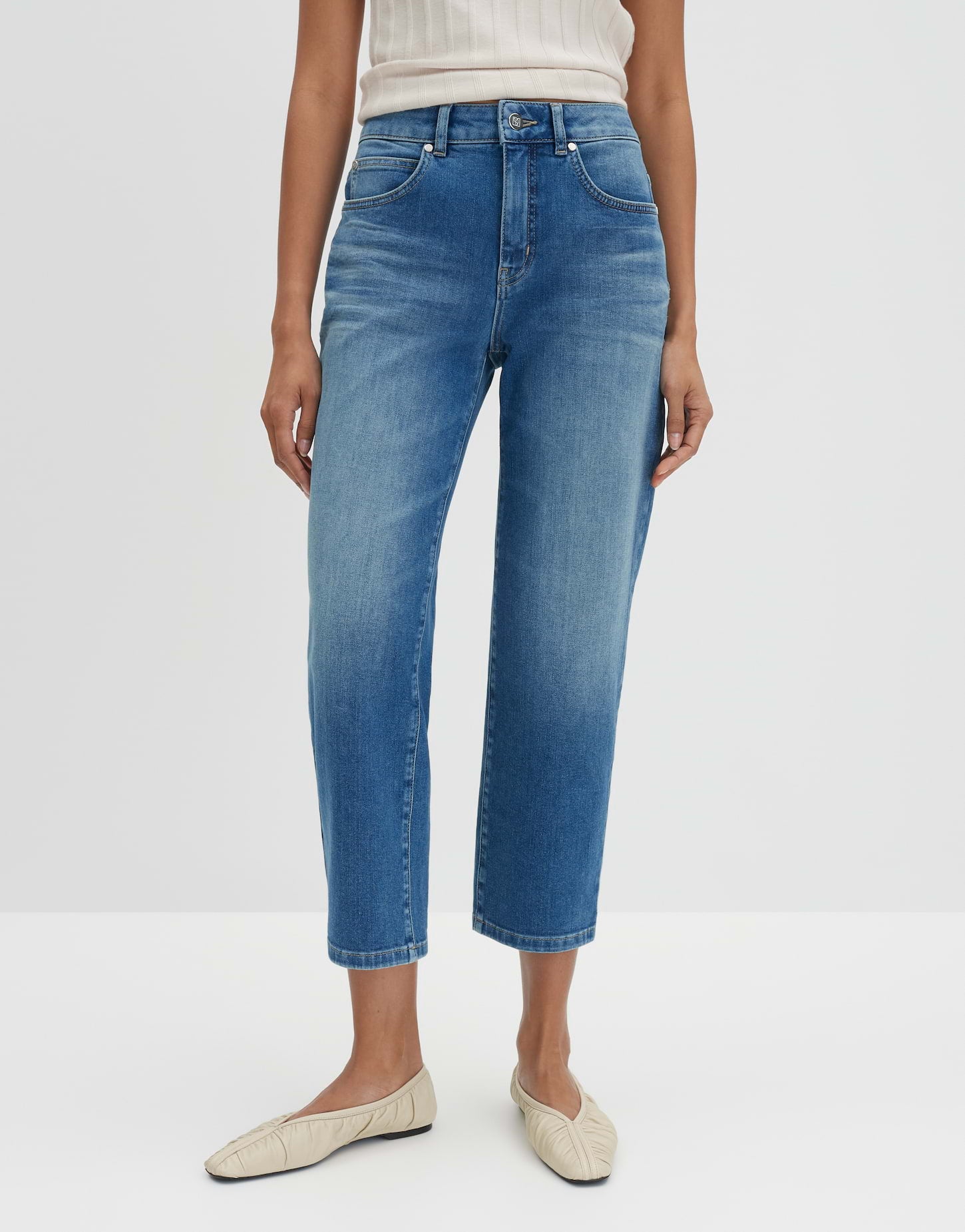 Someday Damen Jeans Mid Dusty Blue