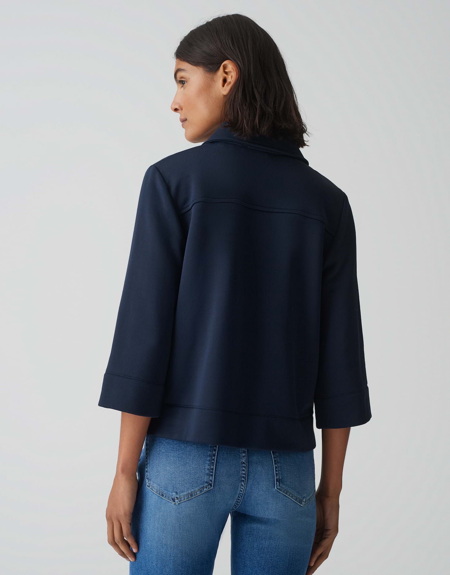 Opus Damen Sweatshirts Coal Blue