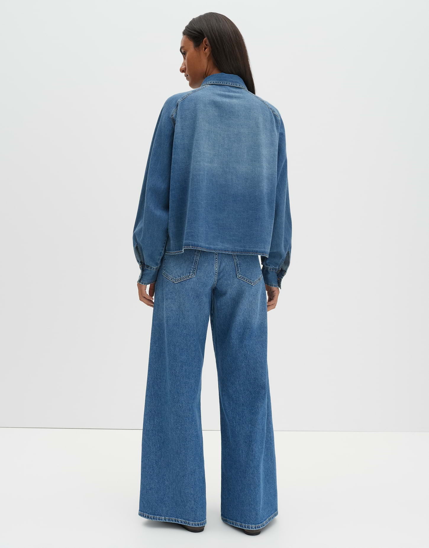 Someday Damen Blusen Mid Drift Blue