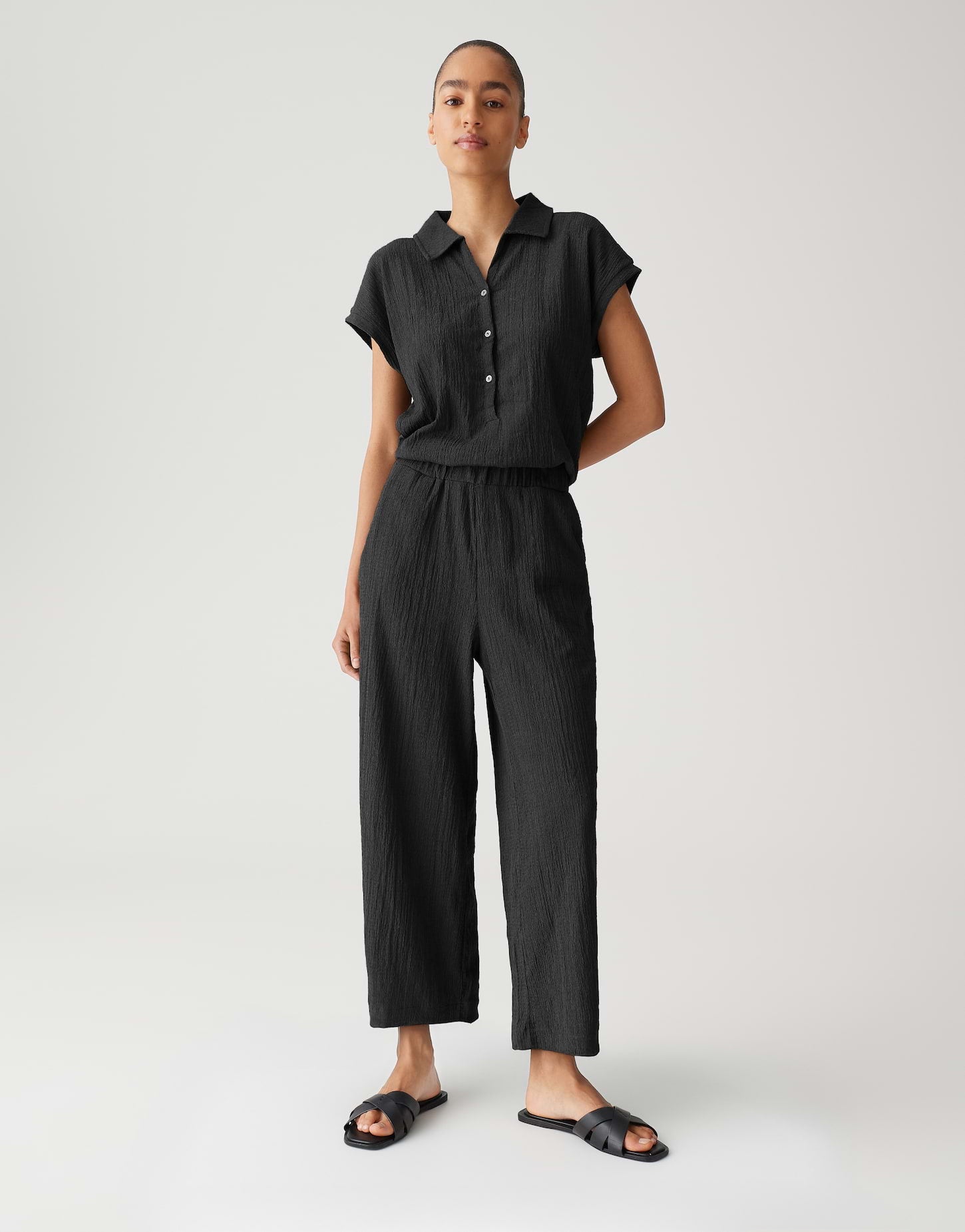 Opus Damen Jumpsuits Black