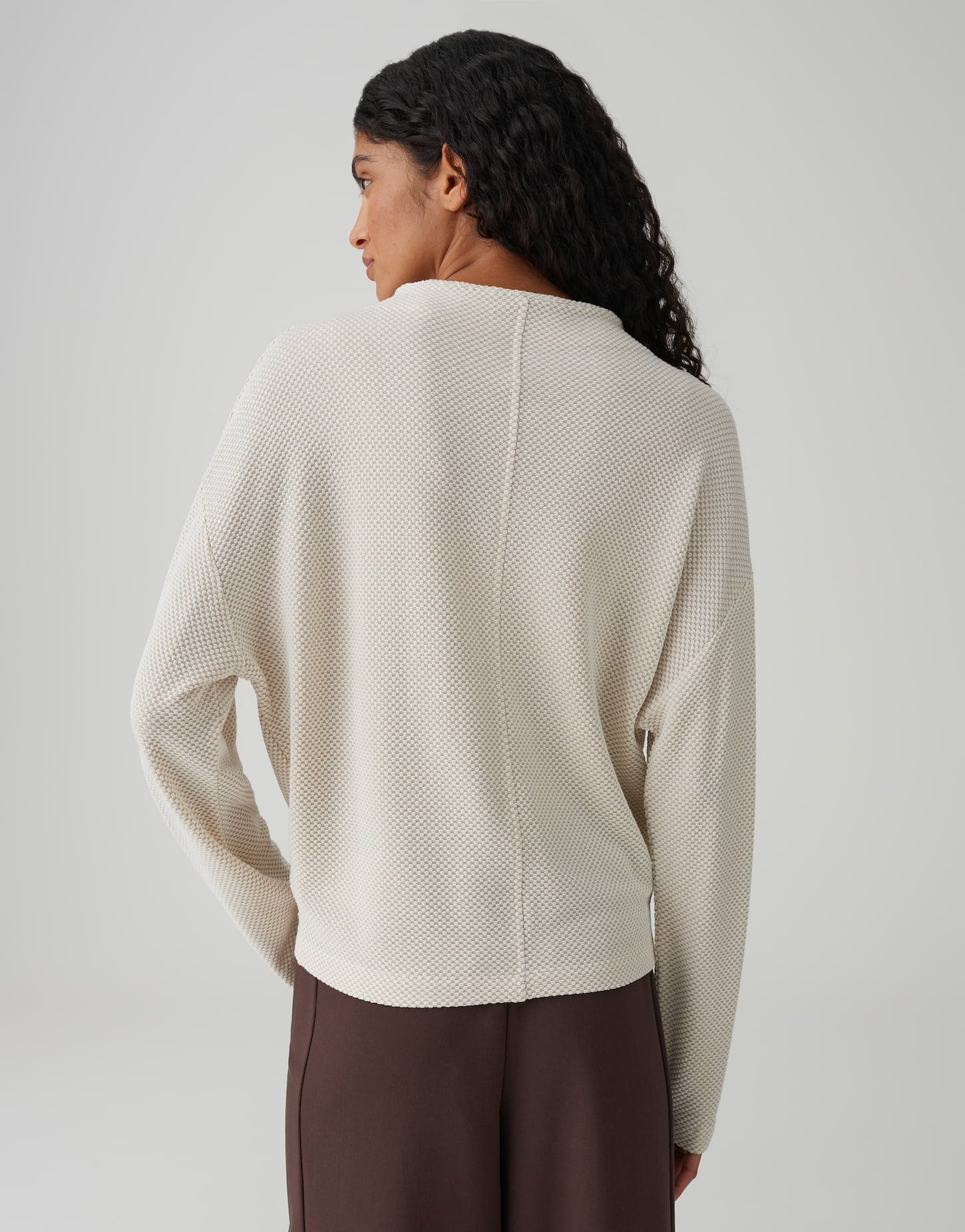 Opus Damen T-Shirts Soft Oat