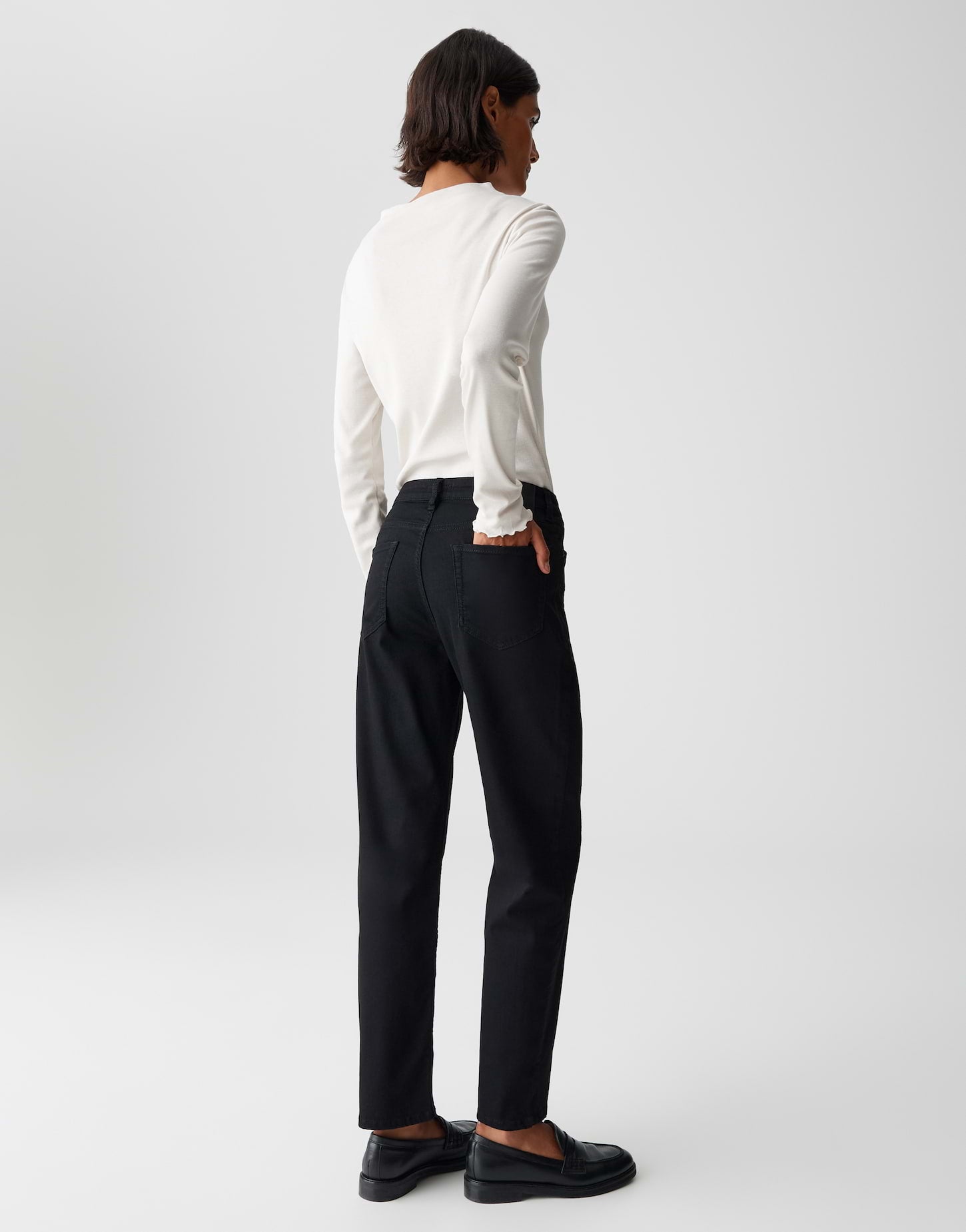 Opus Damen Jeans Black