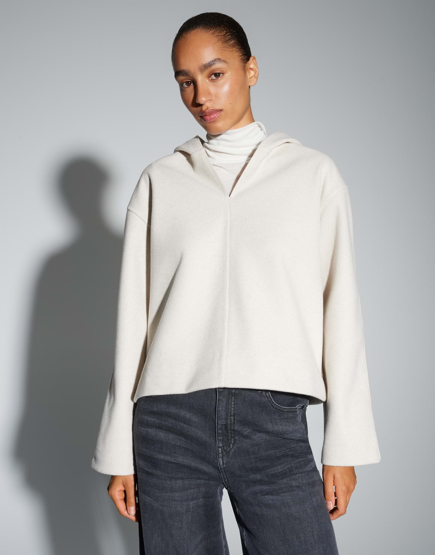 Opus Damen Sweatshirts Ivory
