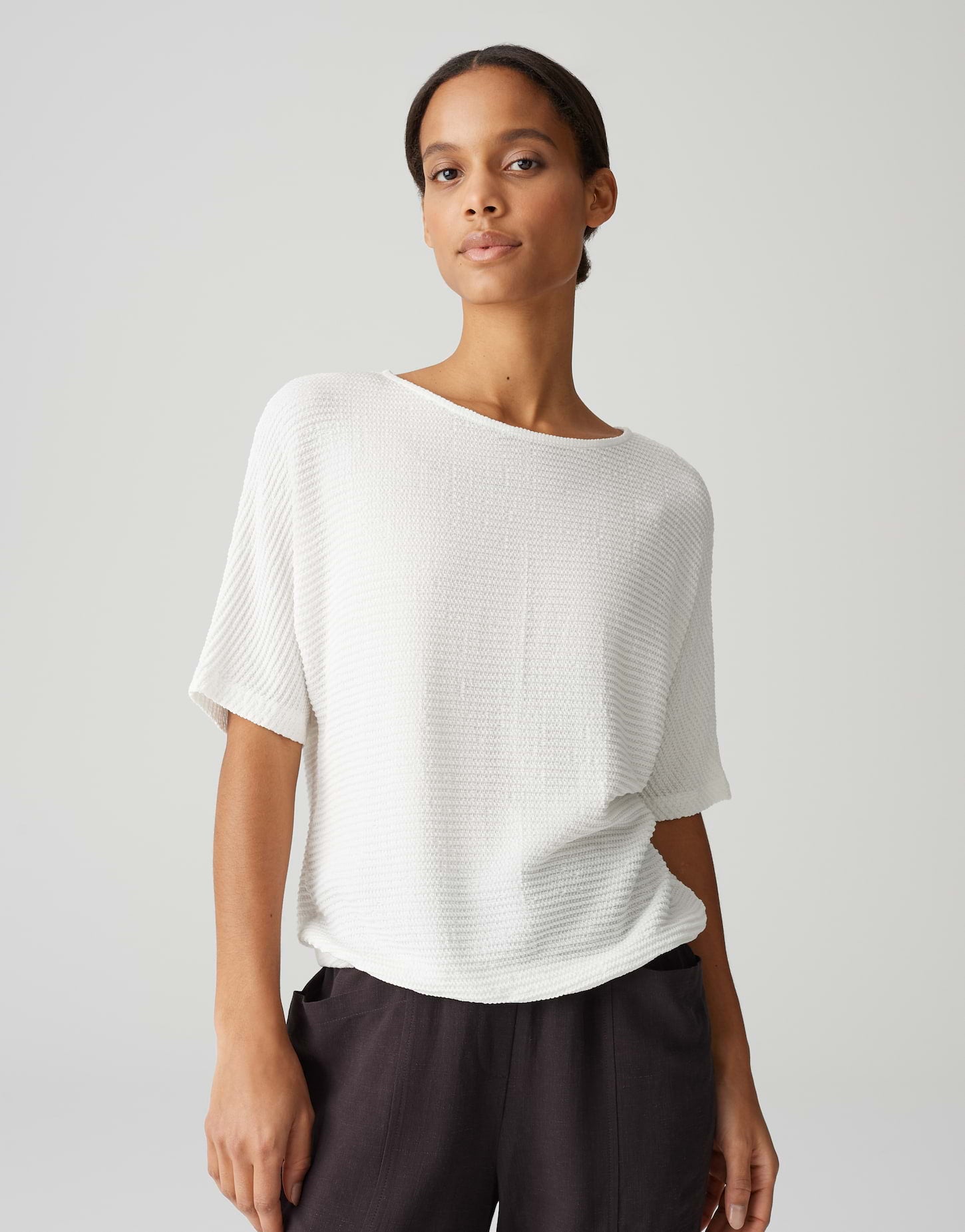 Opus Damen T-Shirts Milk