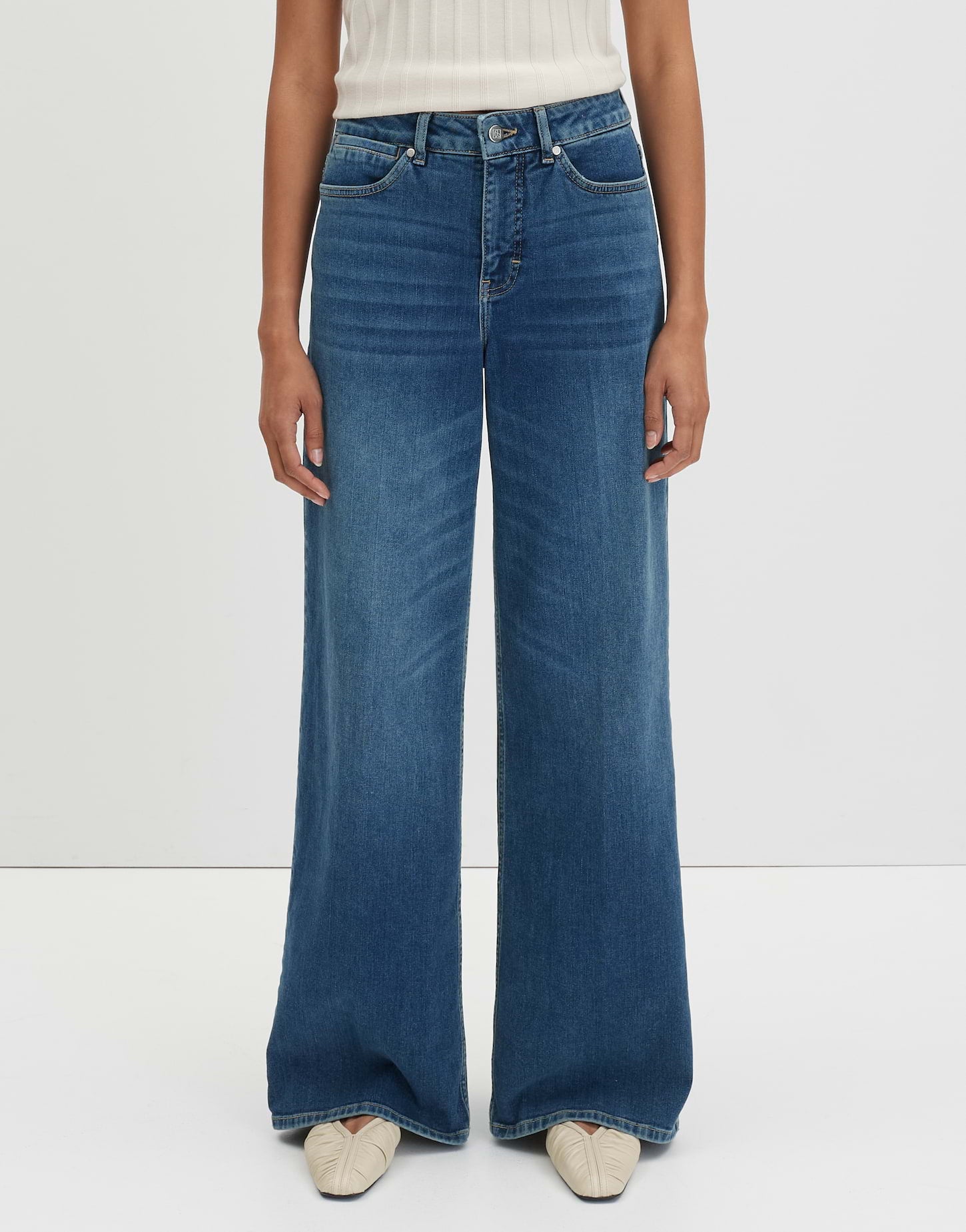 Someday Damen Jeans Mid Mist Blue