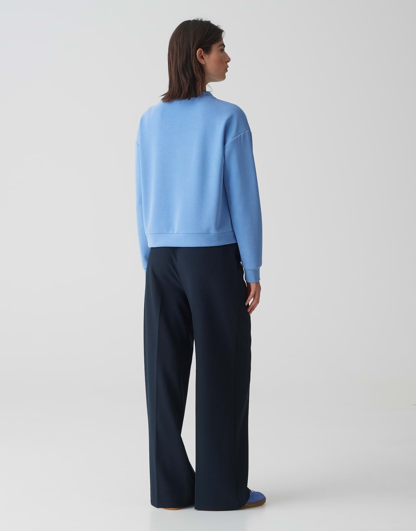 Opus Damen Sweatshirts Blue Salt