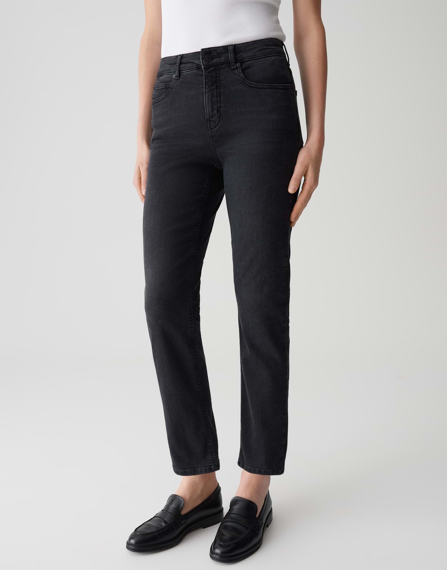 Opus Pants Damen Jeans  Washed Bl
