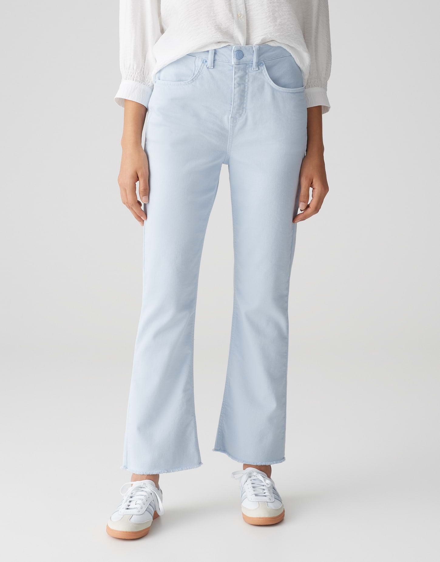 Opus Damen Jeans Oxford Blue