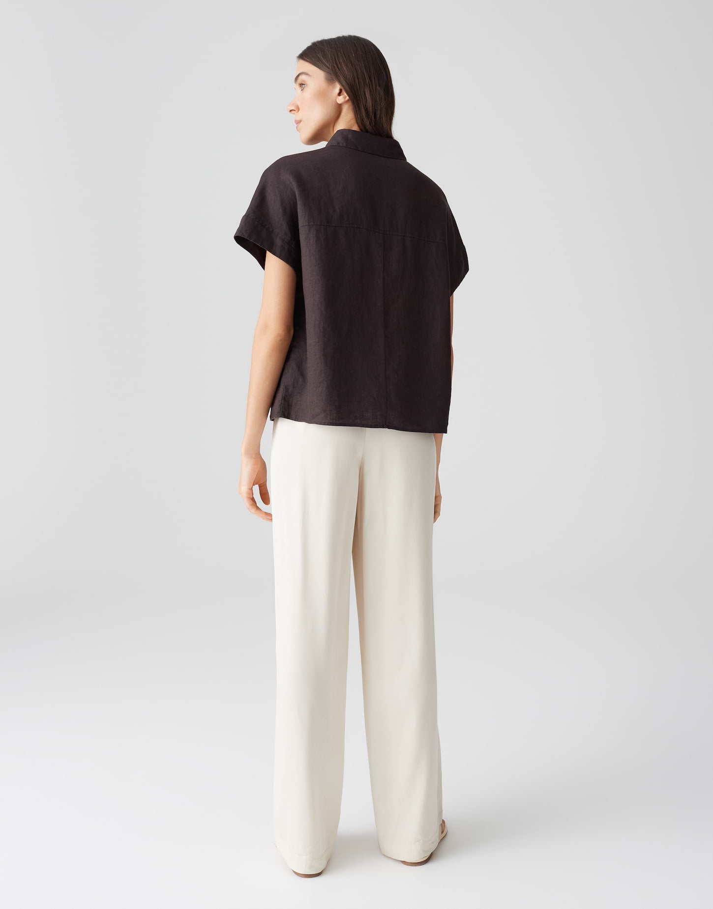 Opus Damen Blusen Midnight Brown