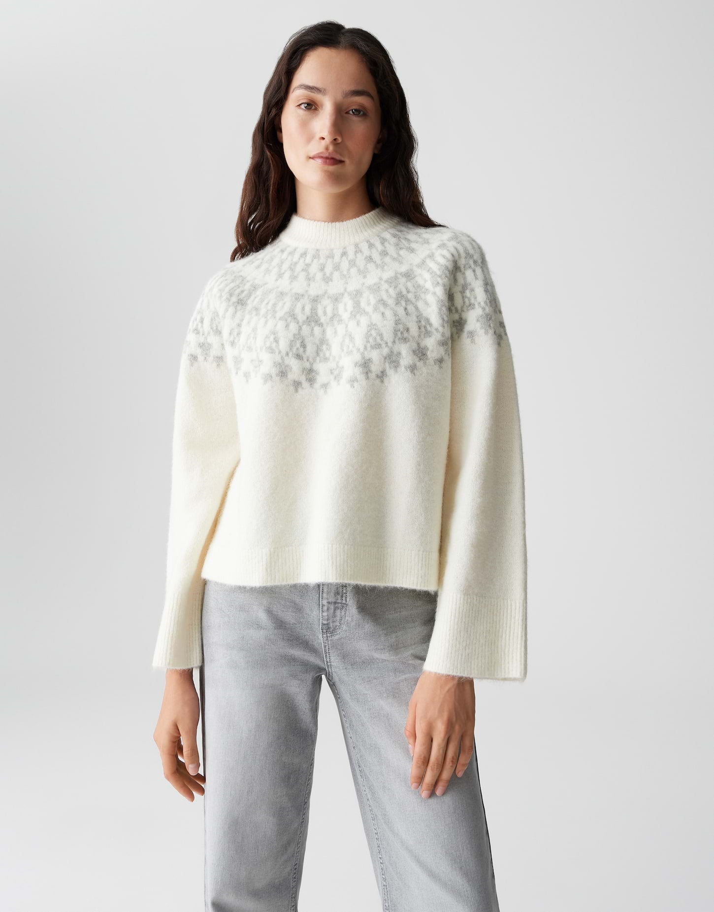 Opus Damen Pullover Milk